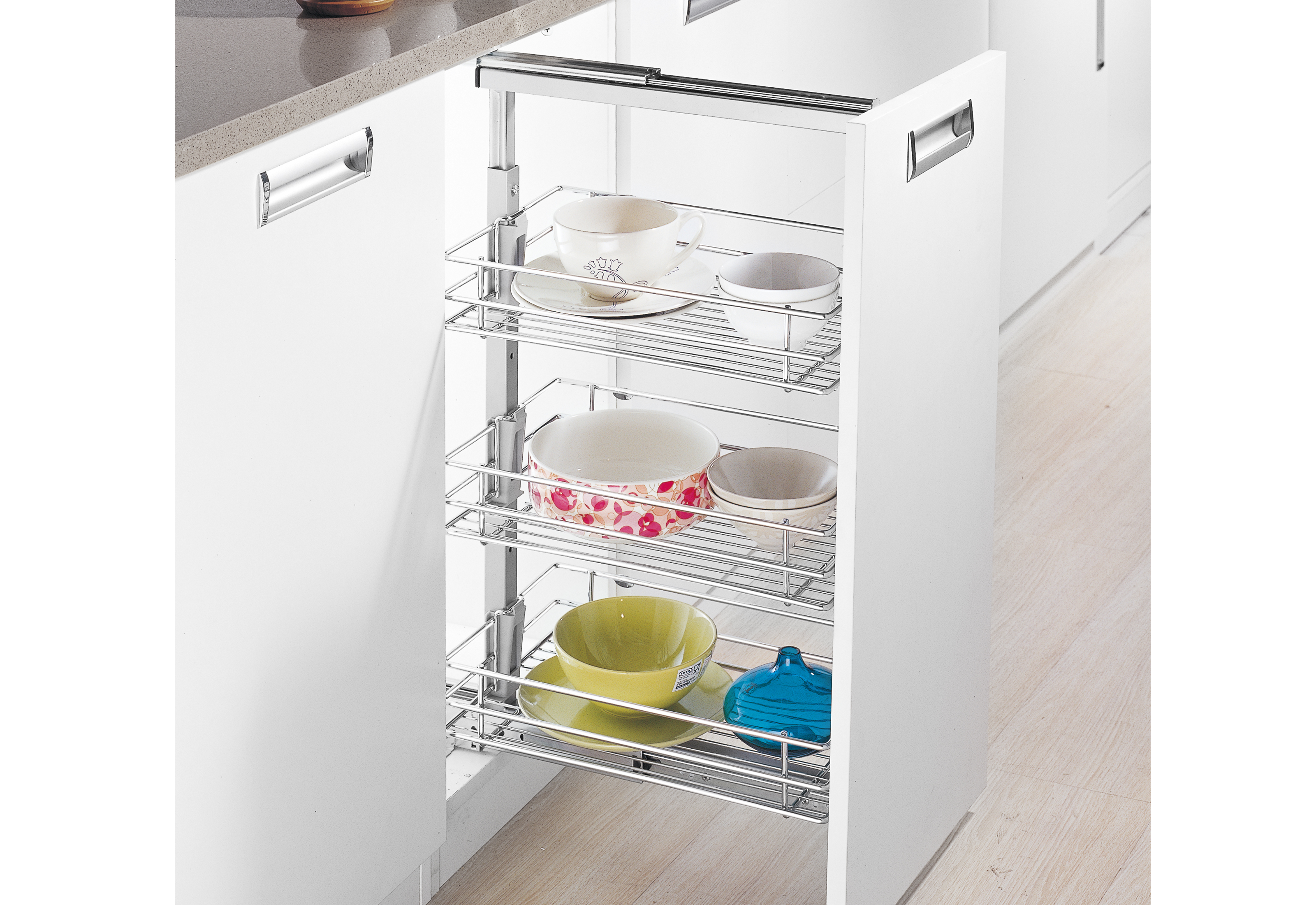 3 Layer Pull Out Kitchen Basket (PTJ011/B)