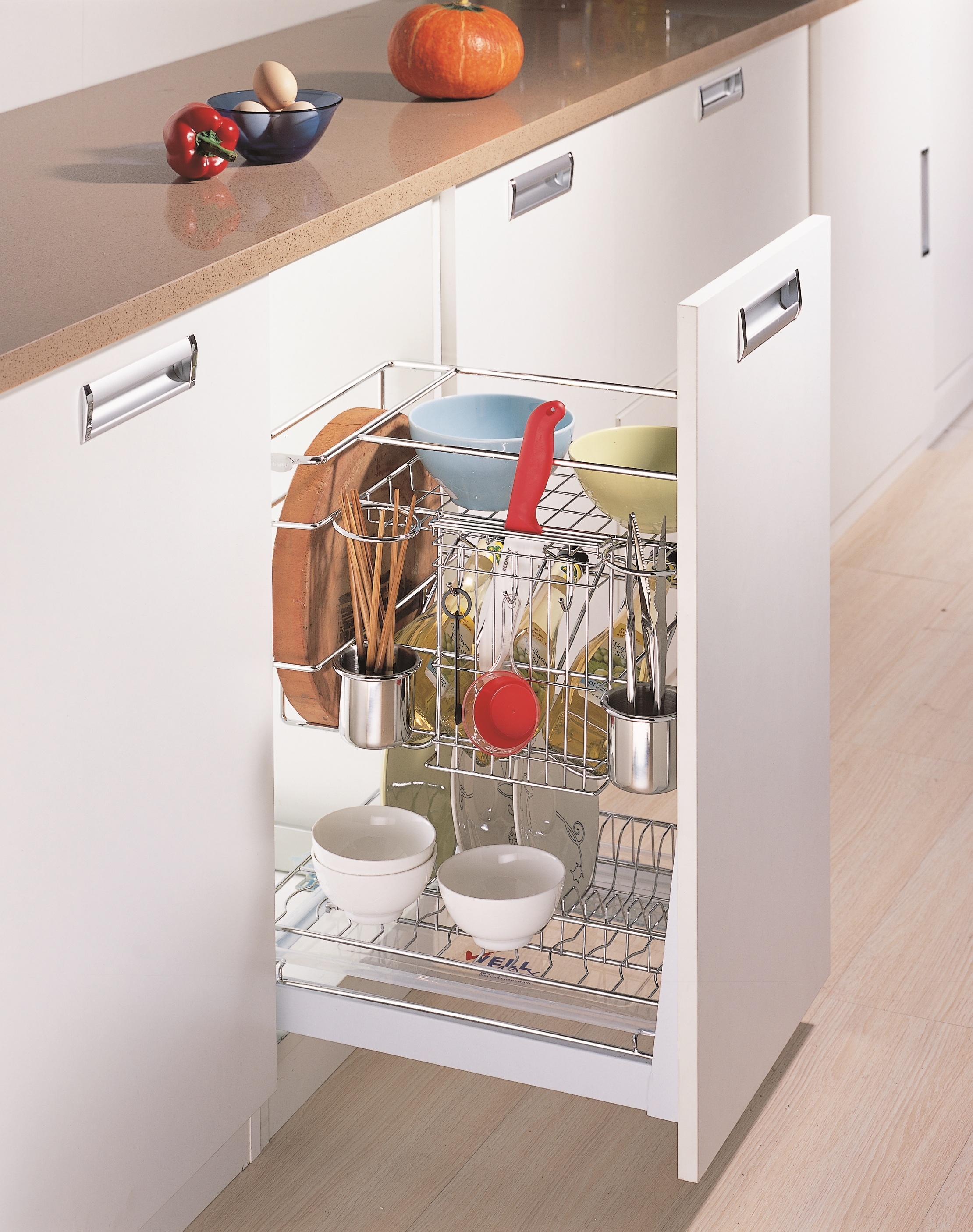 3 Layer Pull Out Kitchen Basket (PTJ025E)