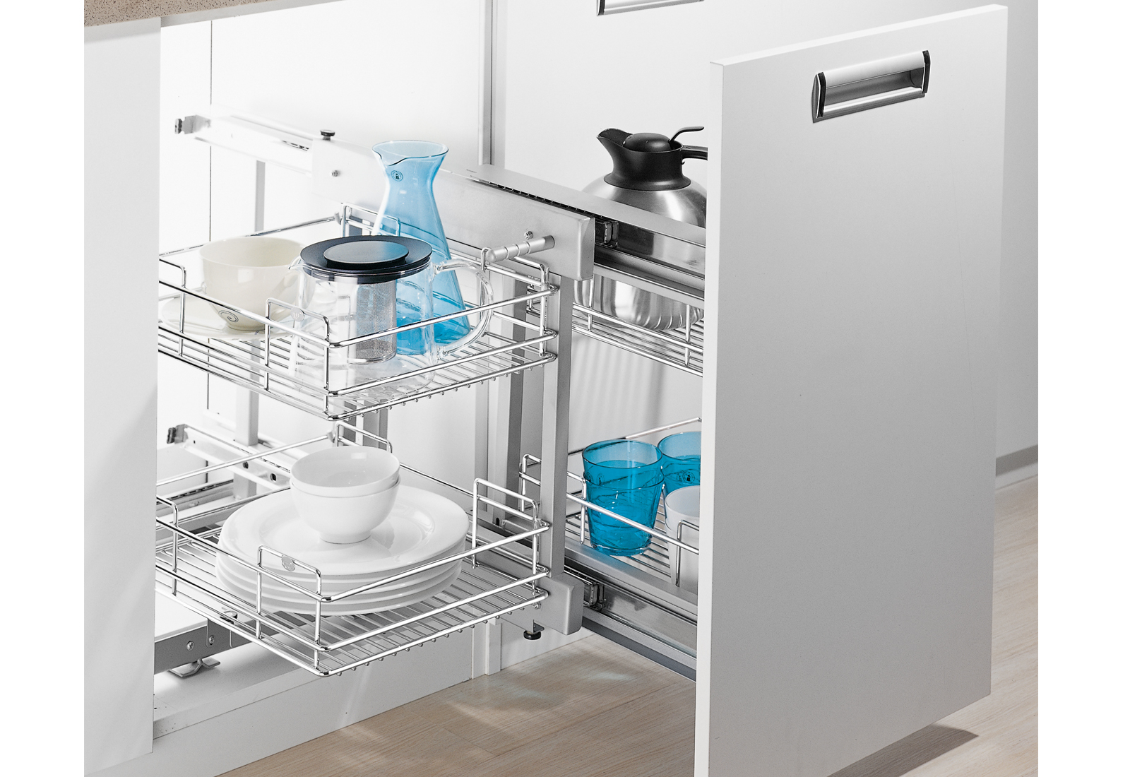 02 Layer Kitchen Corner Basket (PTJ017EL /ER) 