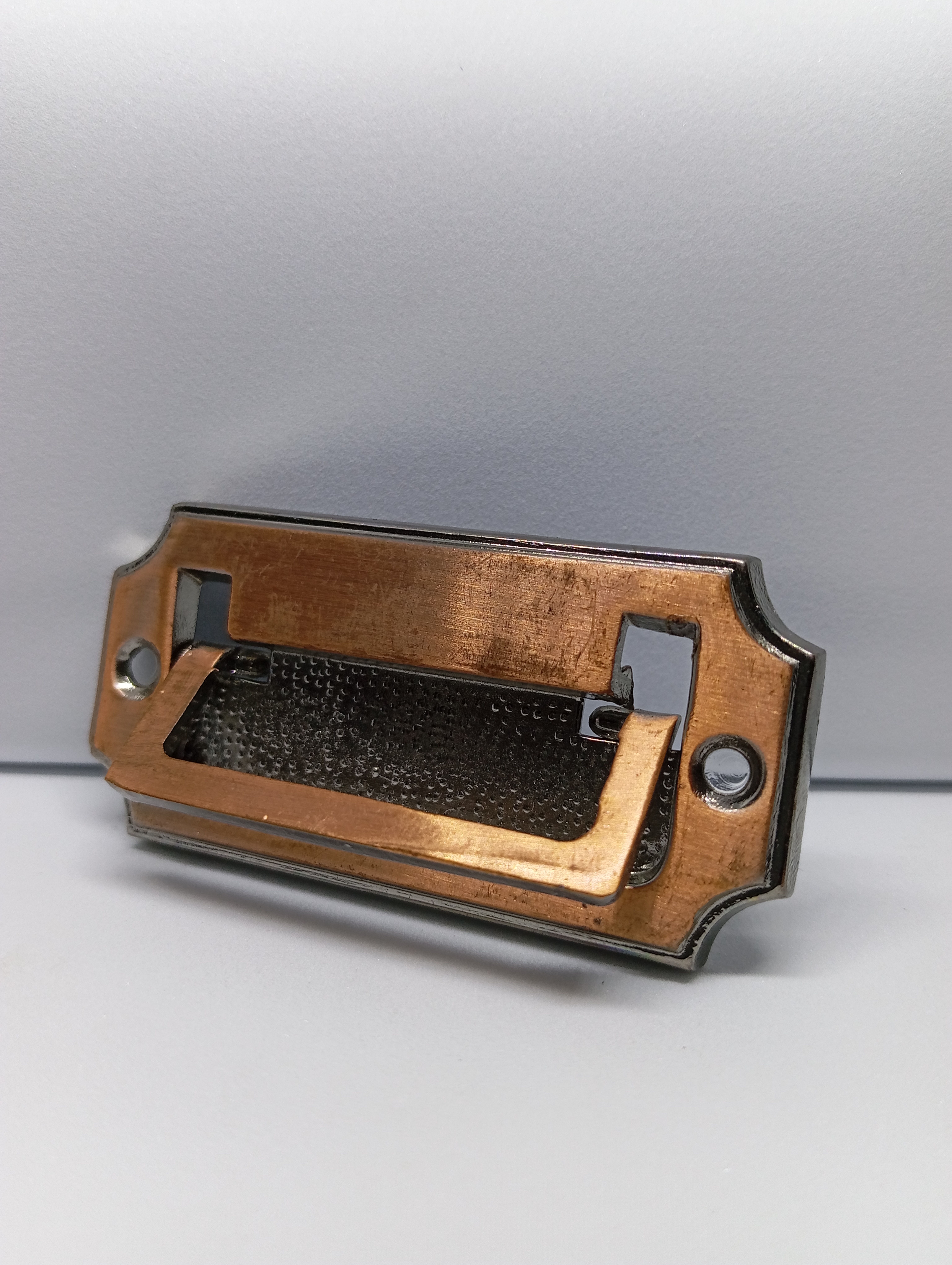 Boxed Handle Rectangular Latkan Pull (RP130) 