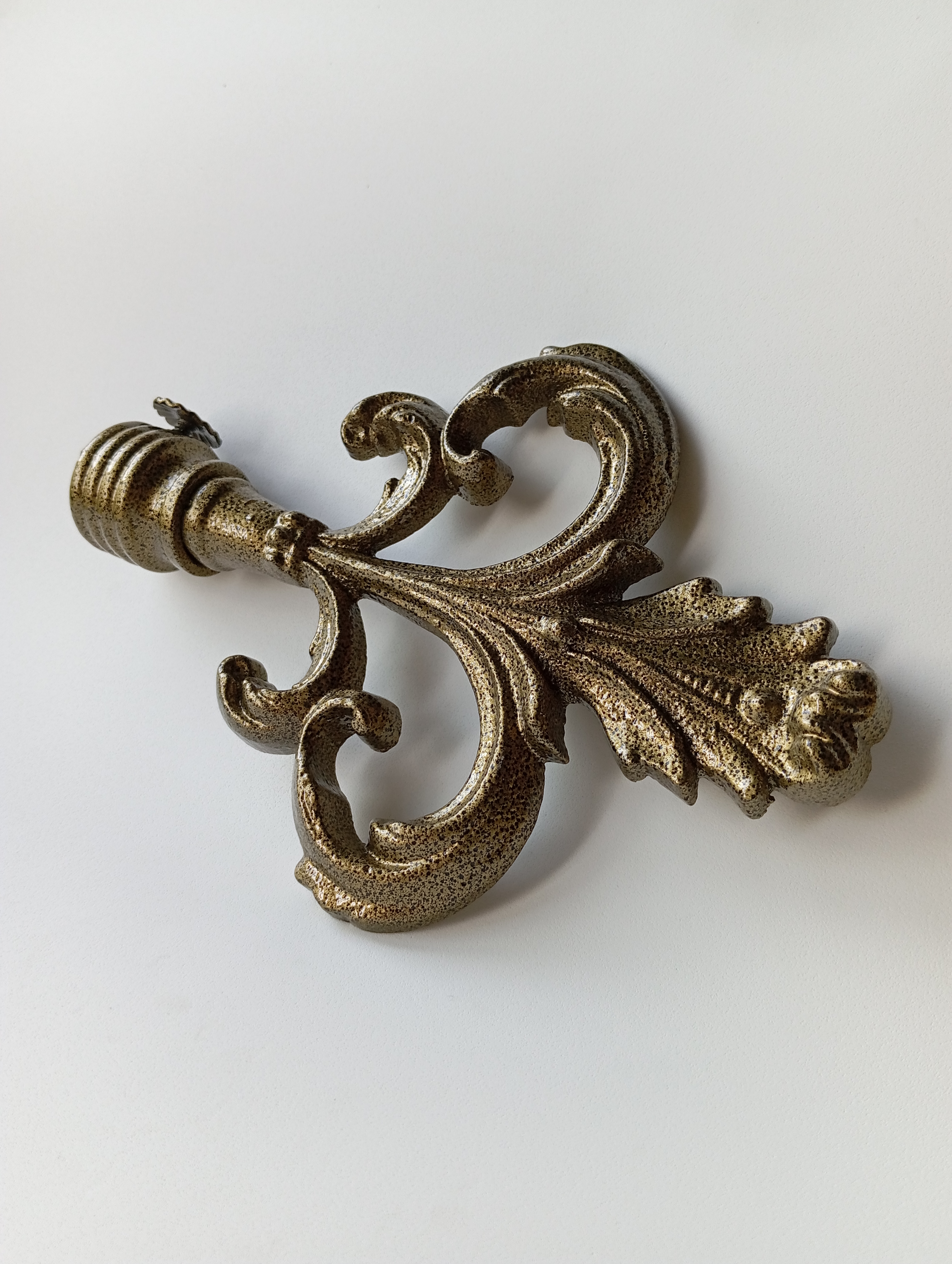 Gold Texture Curtain Pipe End (PHE0013)