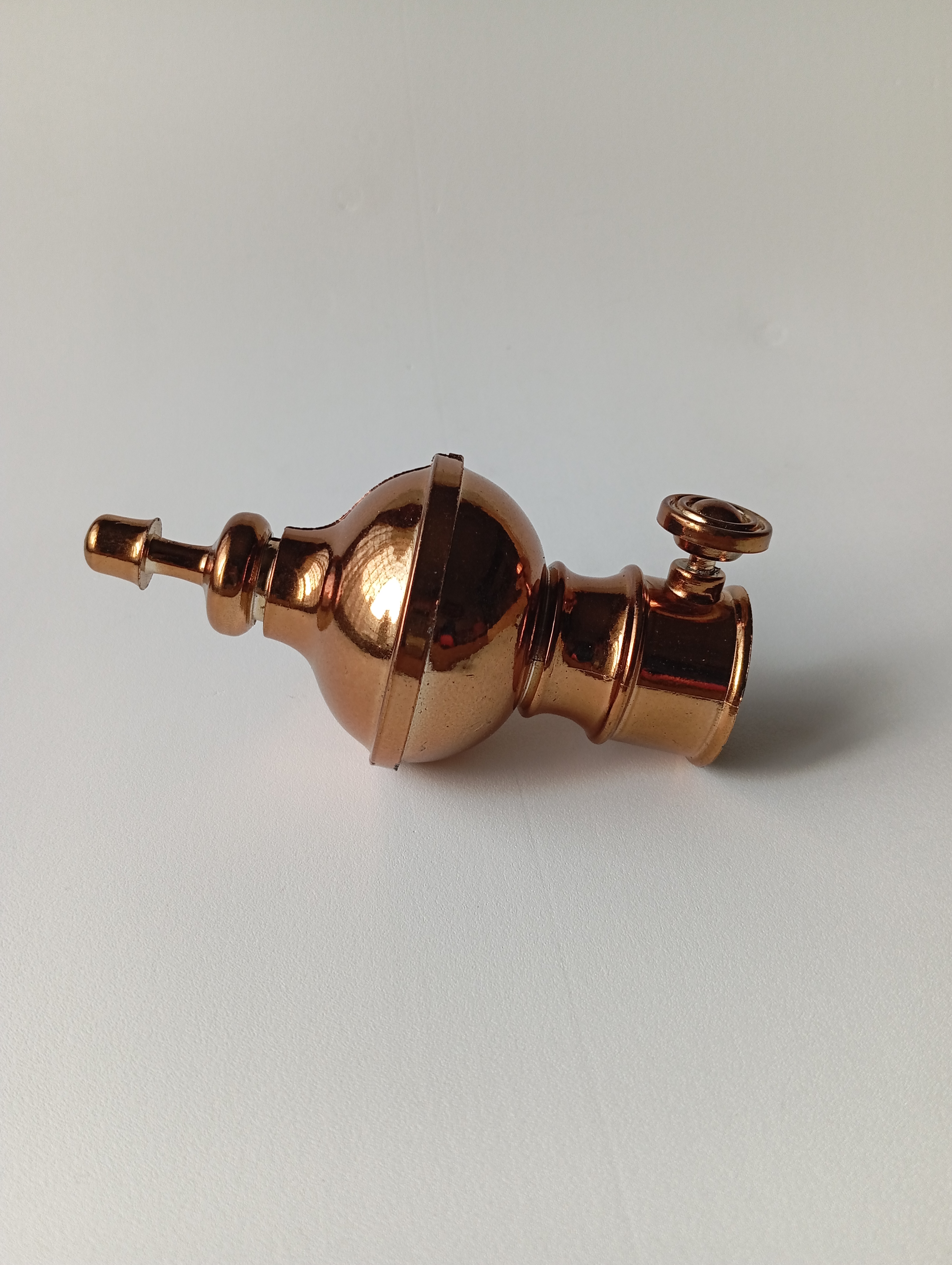 Plastic Bronze Curtain Pipe End (PHE0030)