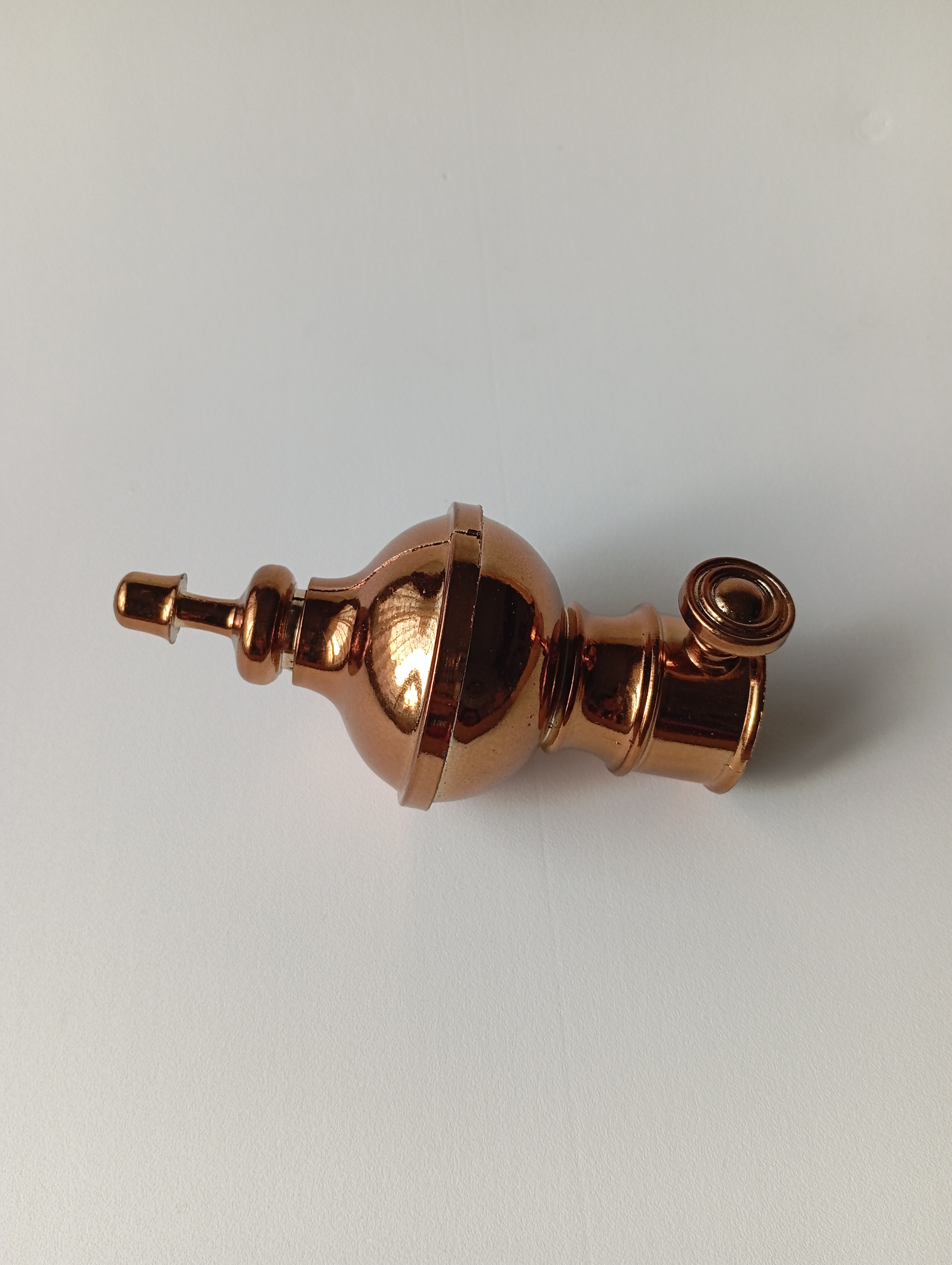 Plastic Bronze Curtain Pipe End (PHE0030)