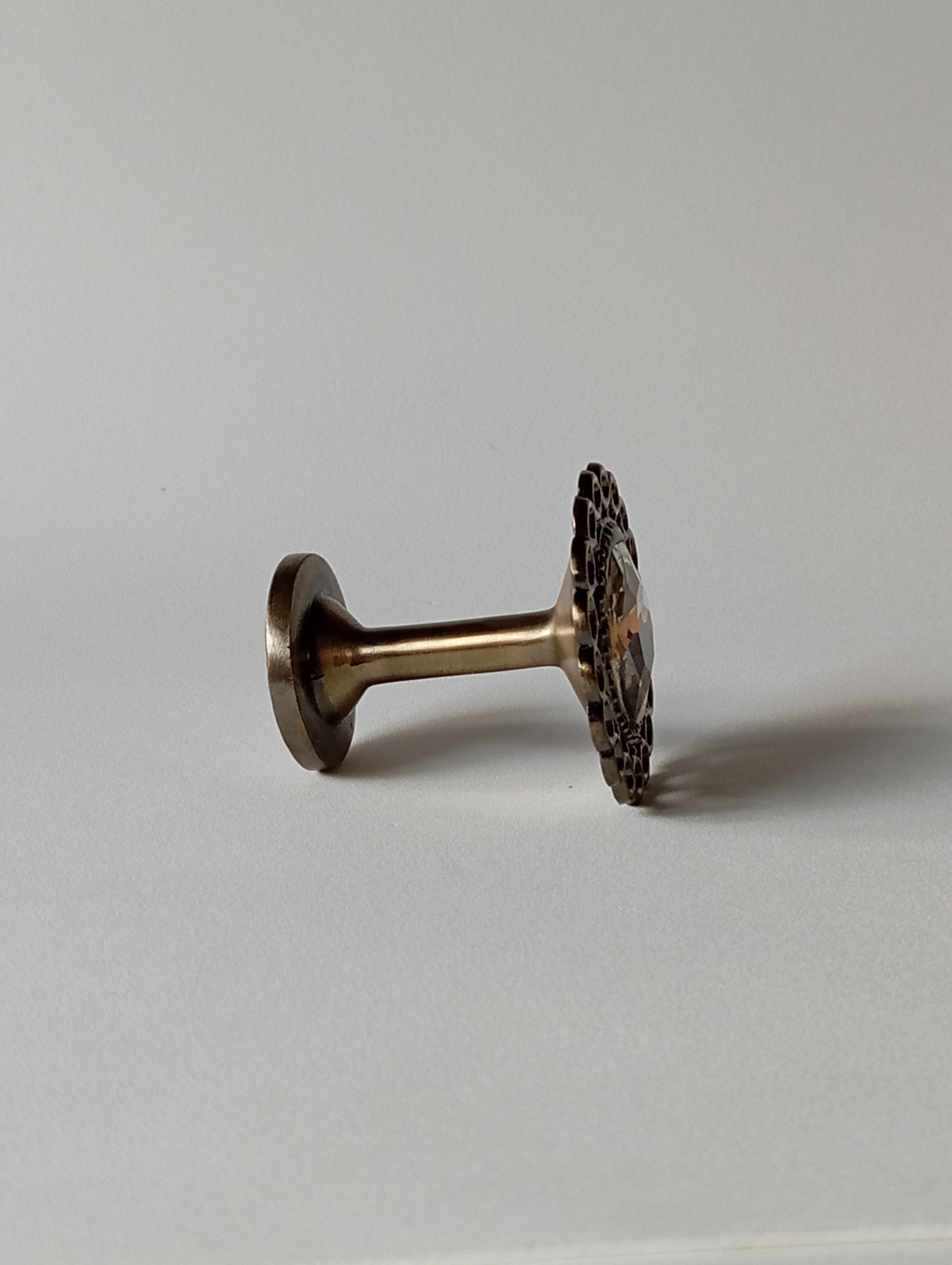 Antique Brass Crystal Curtain Tie Hook (PCT0007)