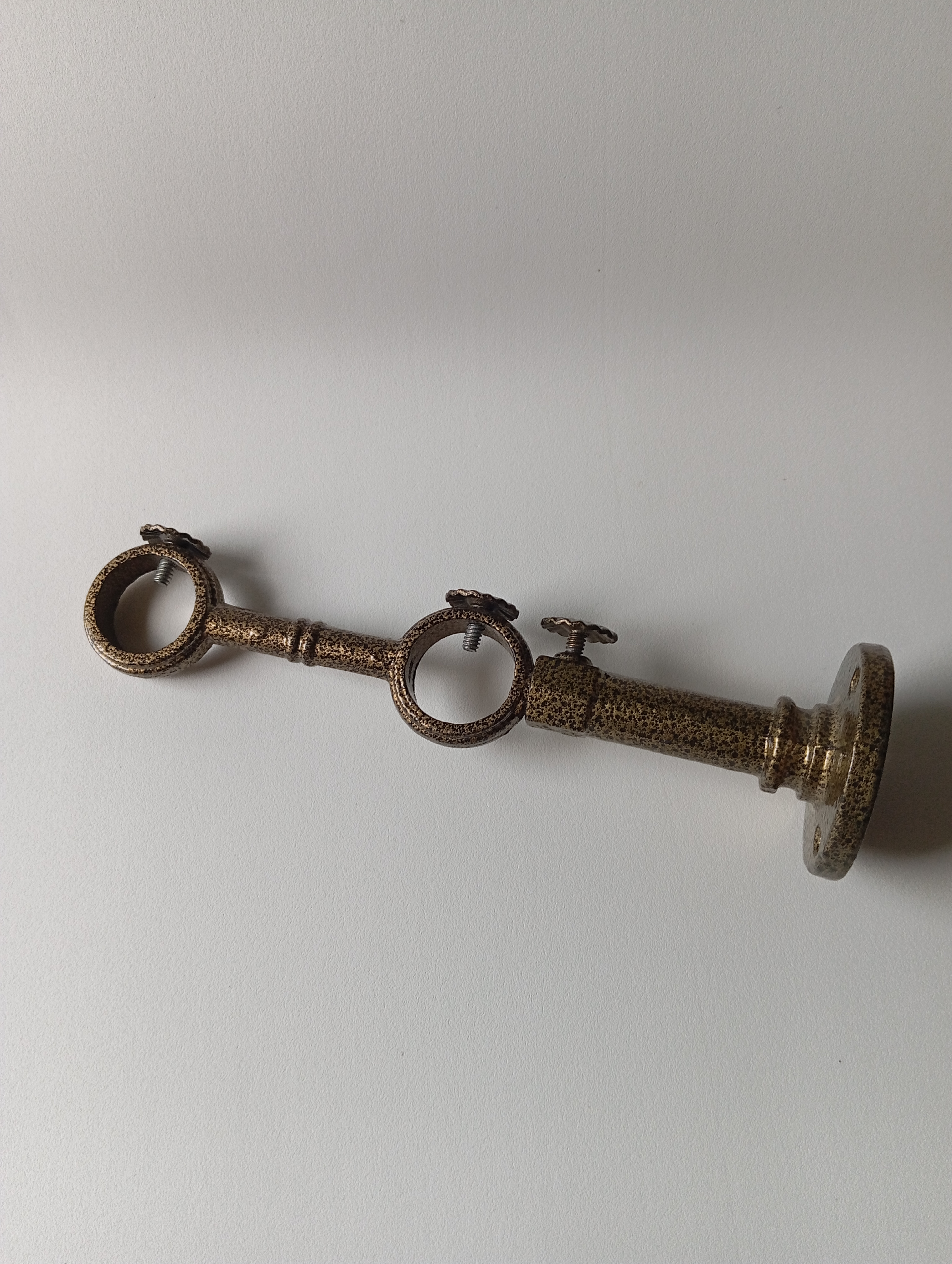 Pipe Bracket Gold Texture for 1" Diameter Pipe Anchor