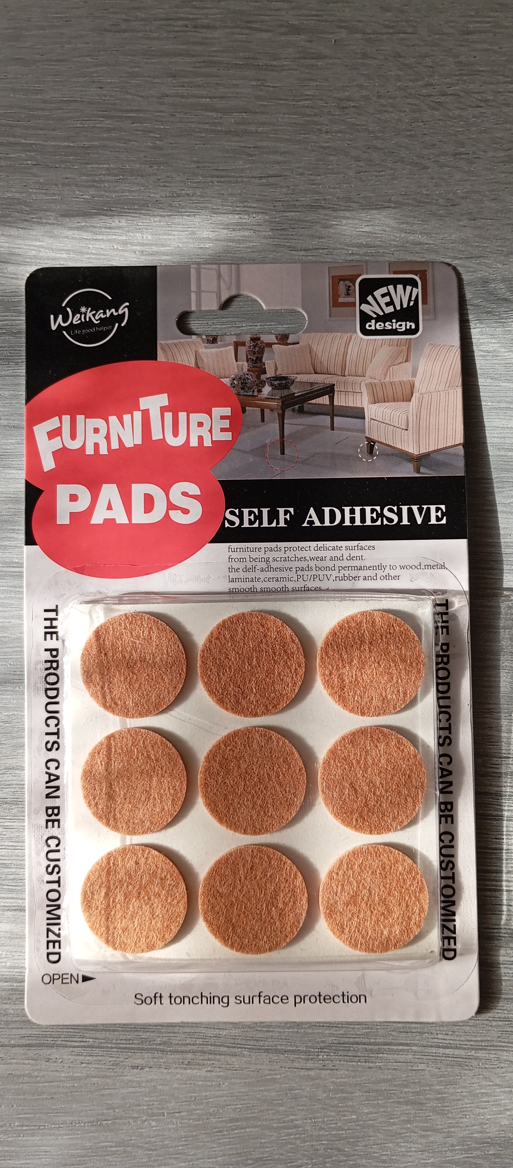 Furniture Pad Carpet Self-Adhesive