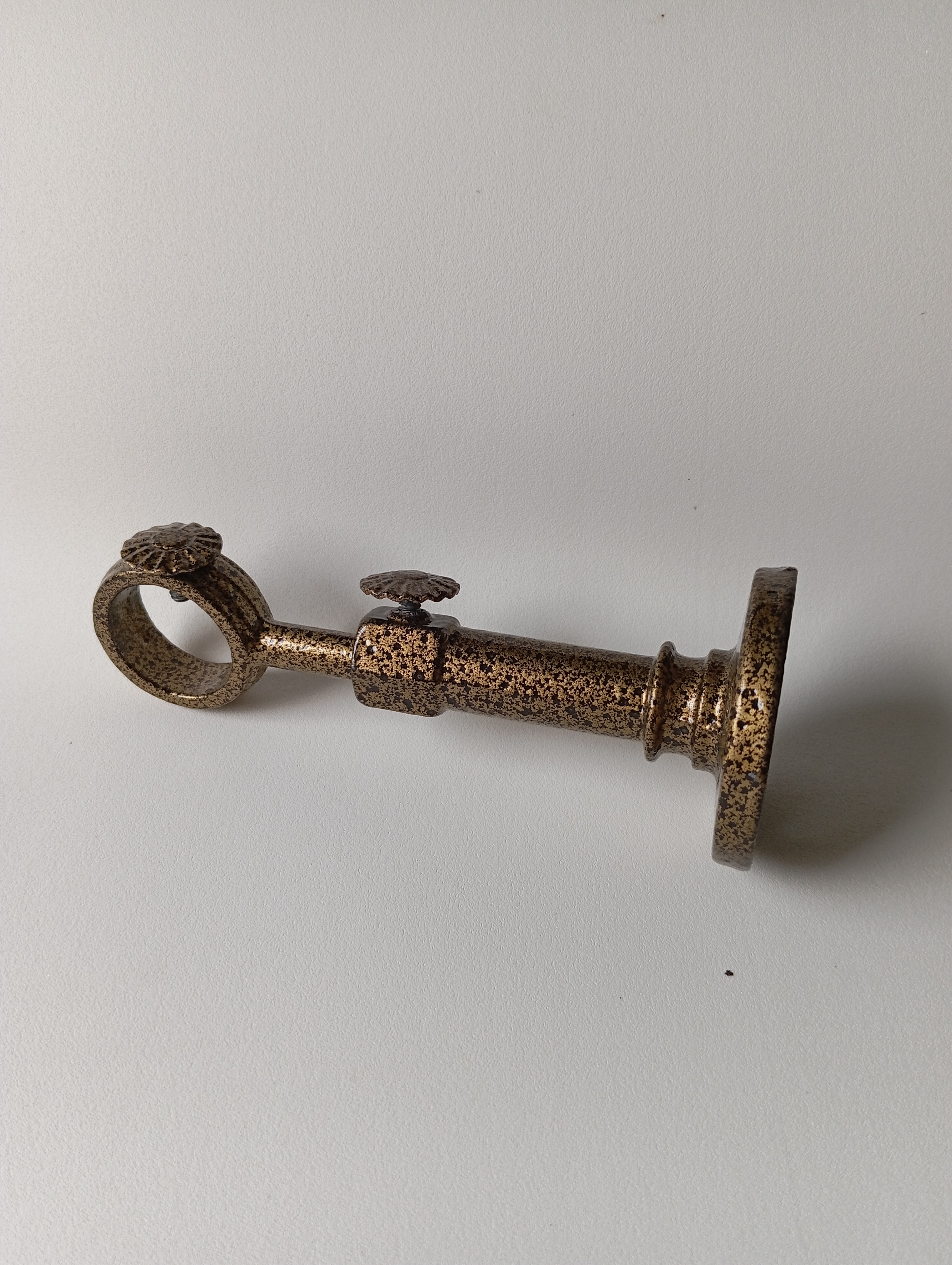 Pipe Bracket Gold Texture for 1" Diameter Pipe Anchor