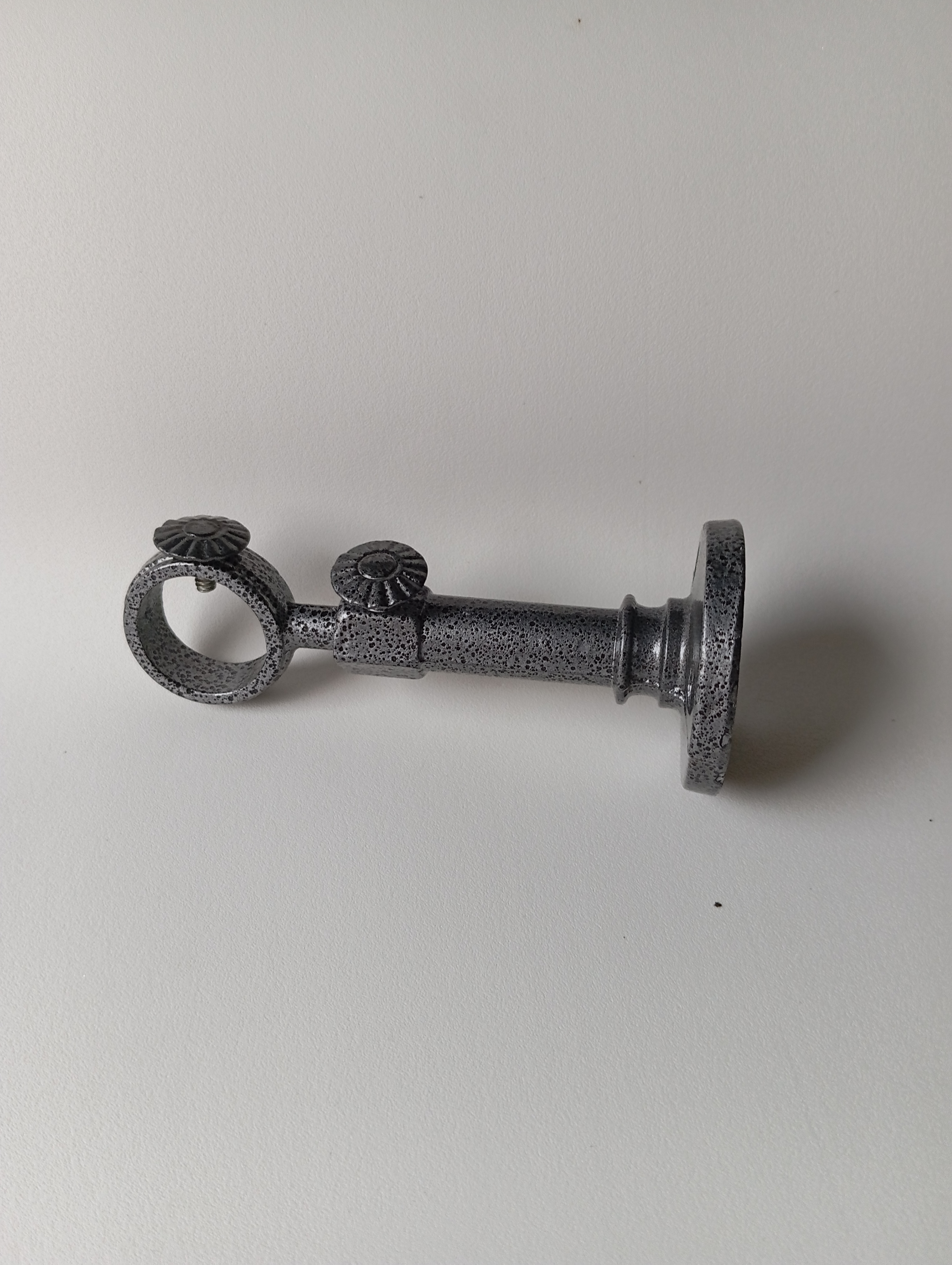Pipe Bracket Silver Texture for 1" Diameter Pipe  Anchor