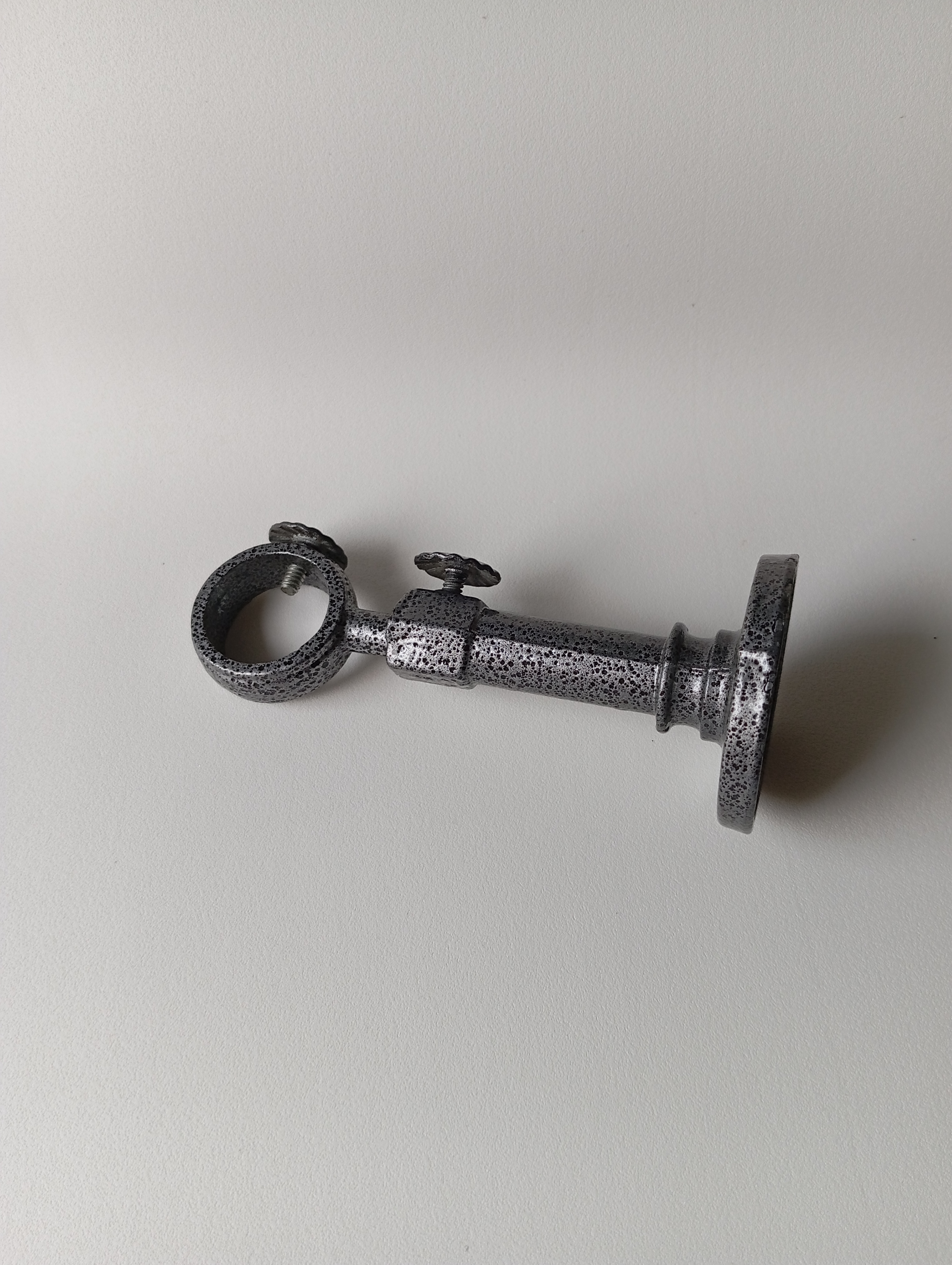 Pipe Bracket Silver Texture for 1" Diameter Pipe  Anchor