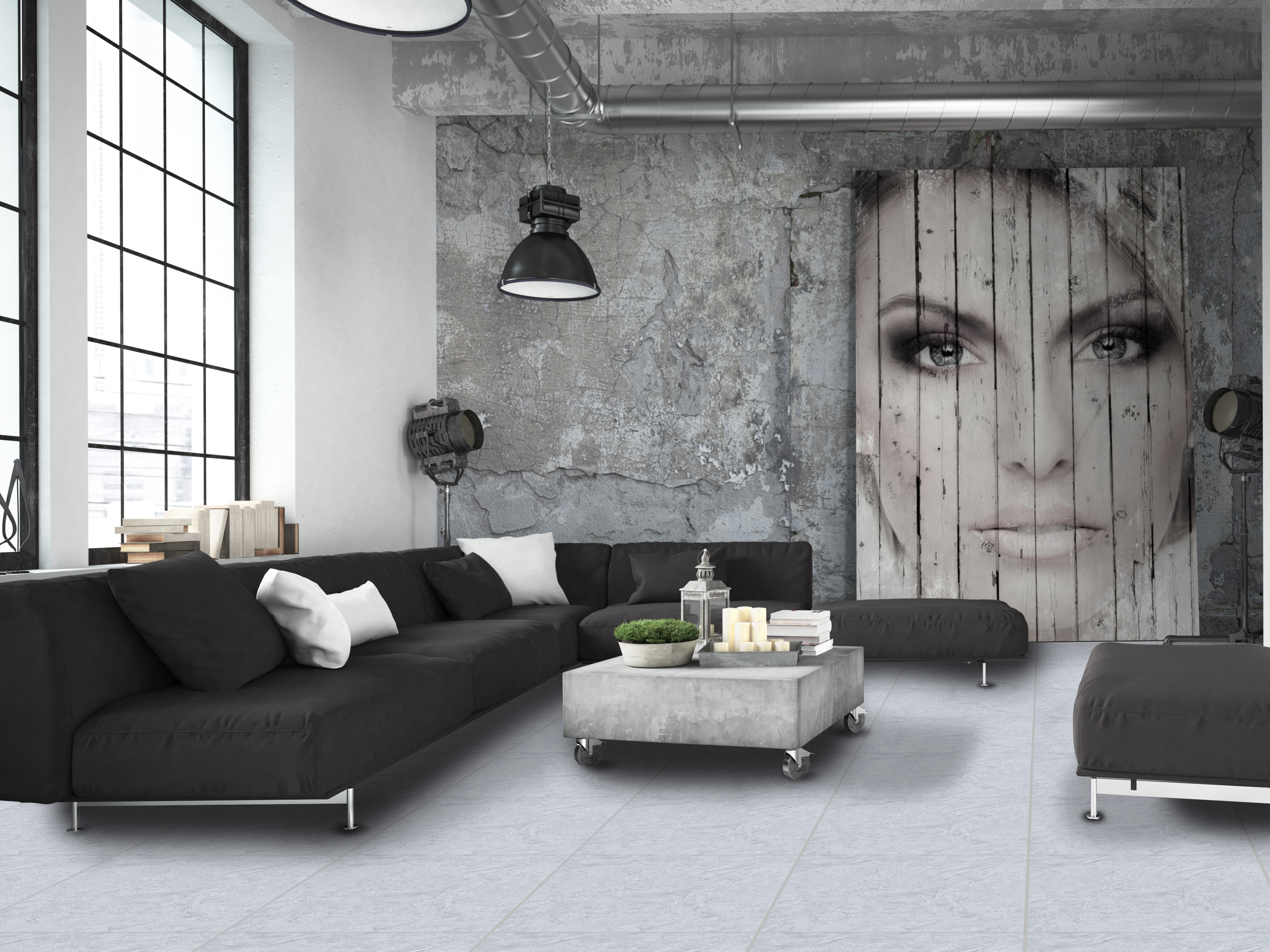 Geo Stone Grau 