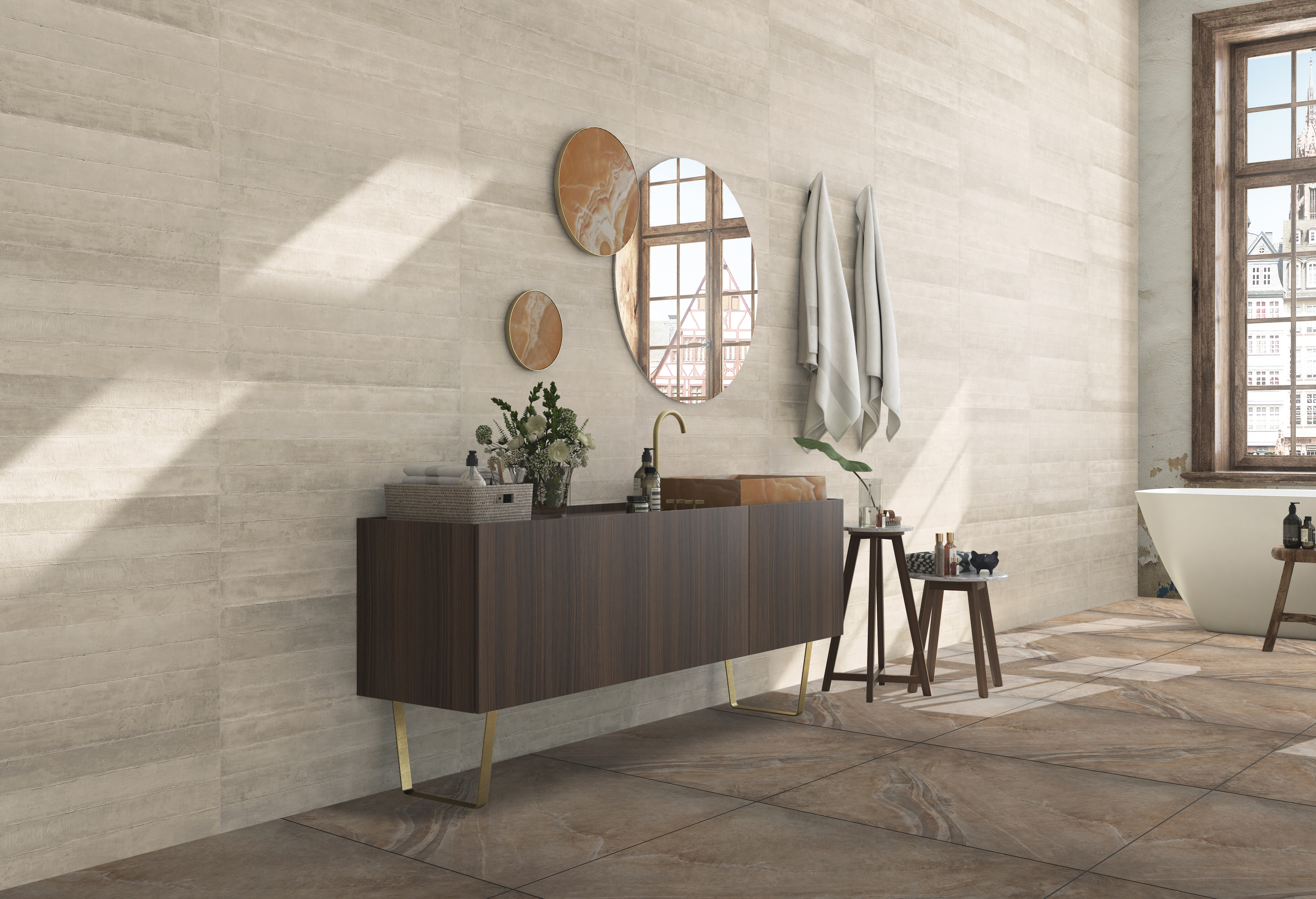 Geo Stone Brown 