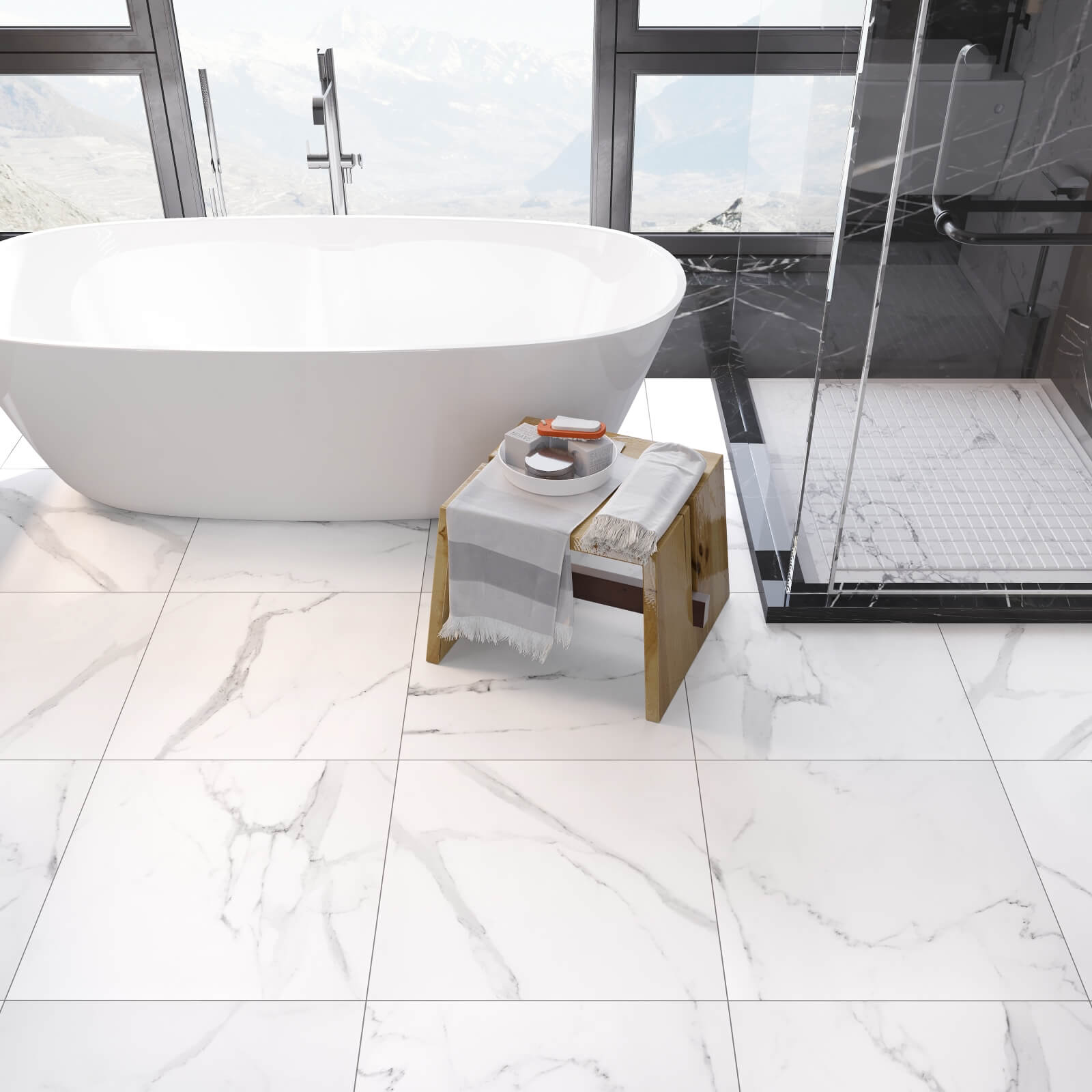 Statuario white matt
