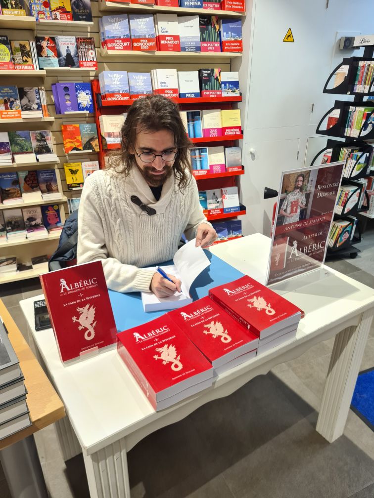 Antoine de Sealand - auteur de dark fantasy