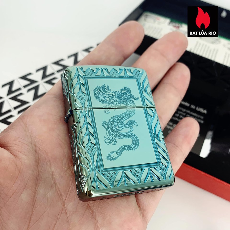 ZIPPO 49054 ARMOR HB GREEN DRAGON