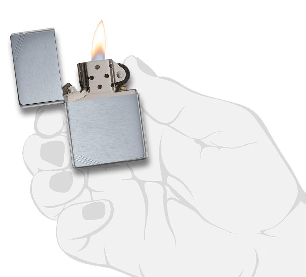 Zippo vintage br fin chrom