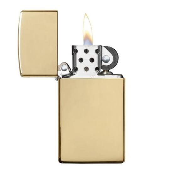 Zippo 1654b slim brass w0/s b