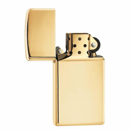 Zippo 1654b slim brass w0/s b