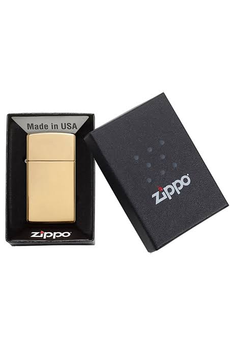 Zippo 1654b slim brass w0/s b