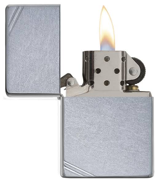 Zippo 230 vintage br fin chrome