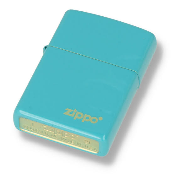Zippo-49454zl flat turquoise zippo lasere