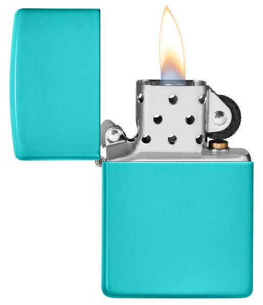 Zippo-49454zl flat turquoise zippo lasere