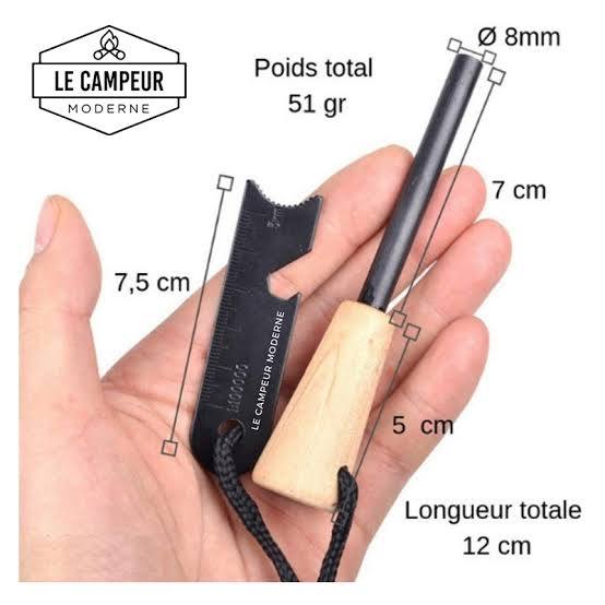 Le Campeur Moderne Pierre à Feu