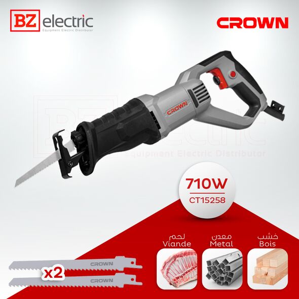 crown 710w avec 2 lame