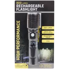 torche 800 lumen rechargable