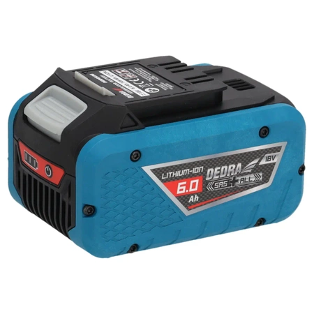 DEDRA įkraunamas akumuliatorius 6,0Ah, 18V Lithium-ion  SAS+ALL 