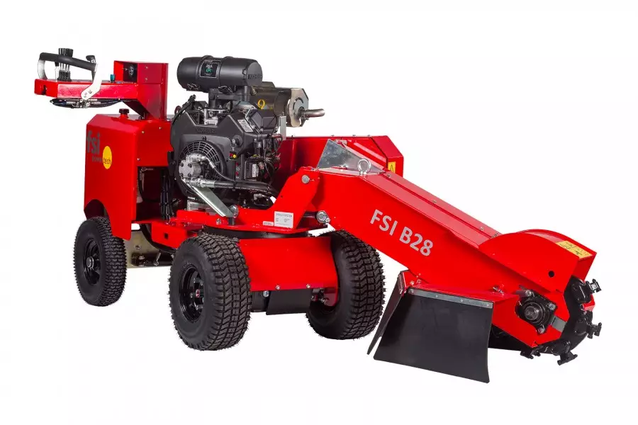 FSI B28 savaeigė kelmų freza (DEMO)