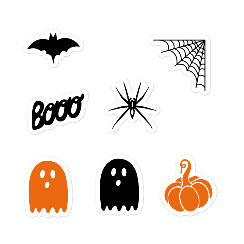 Helovino tematikos lipdukų rinkinys