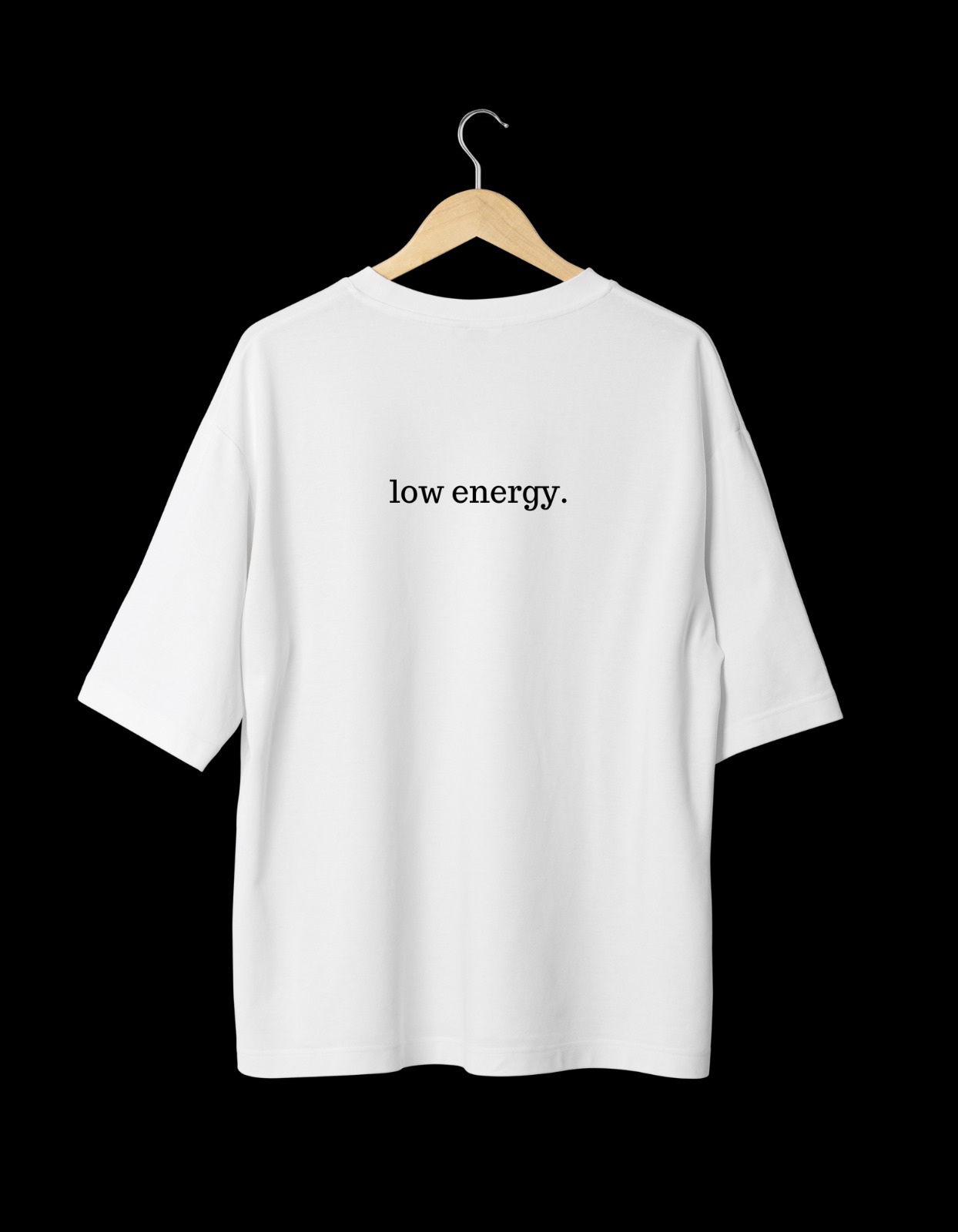 low energy. (white)