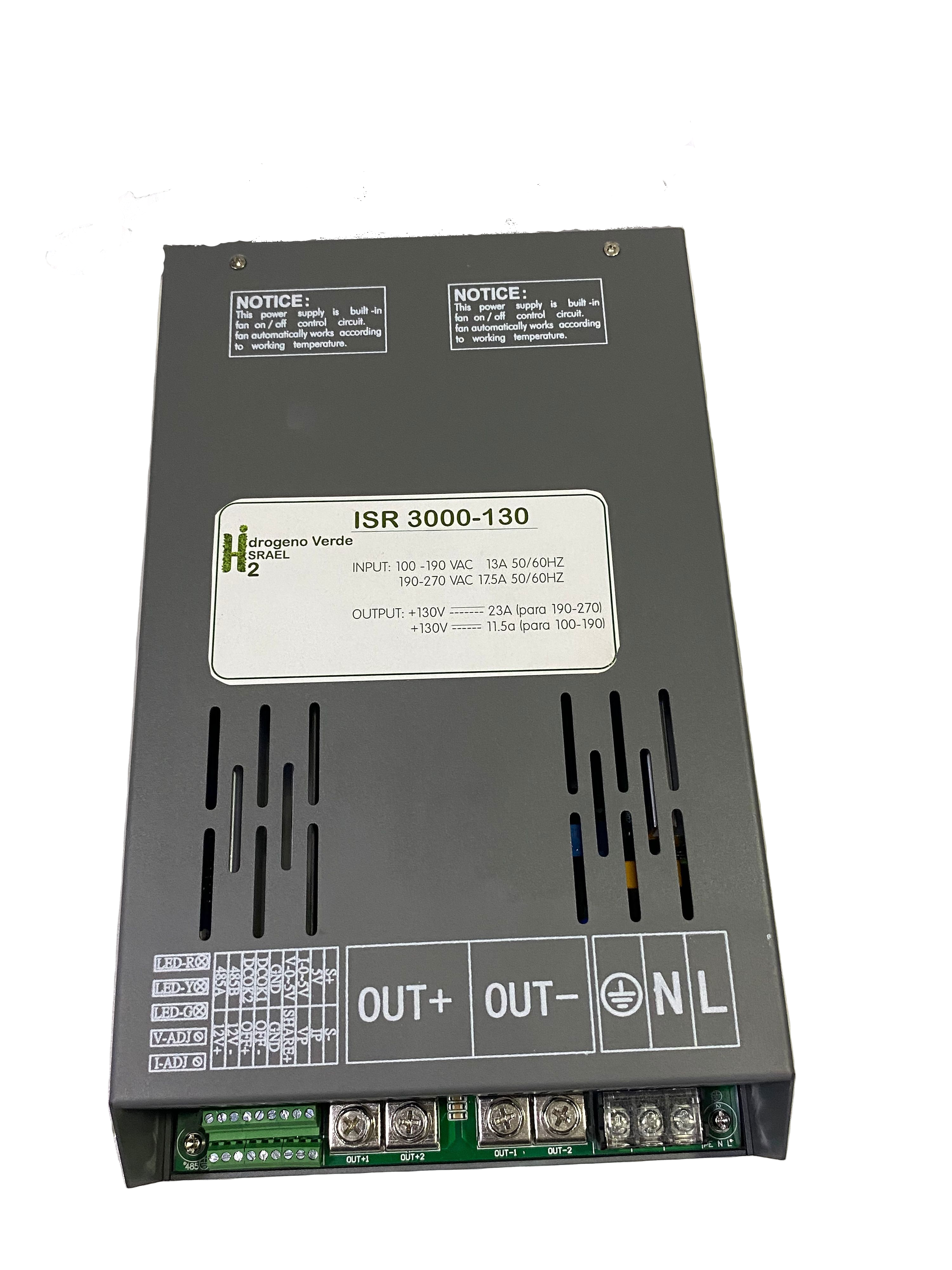 Fuente de alimentación para sistemas de hidrógeno de 3000W