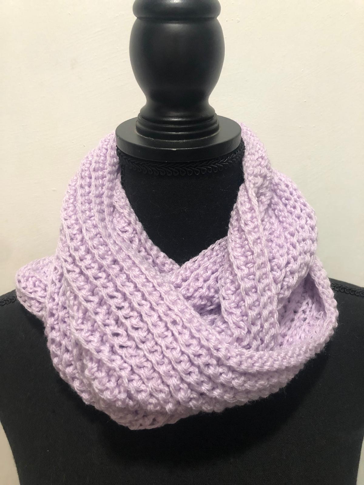 Handmade Knitted Infinity Scarf