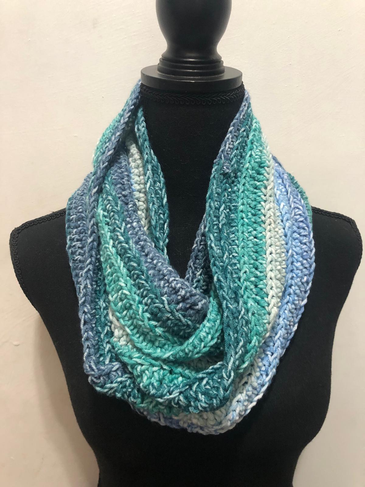 Handmade Knitted Infinity Scarf