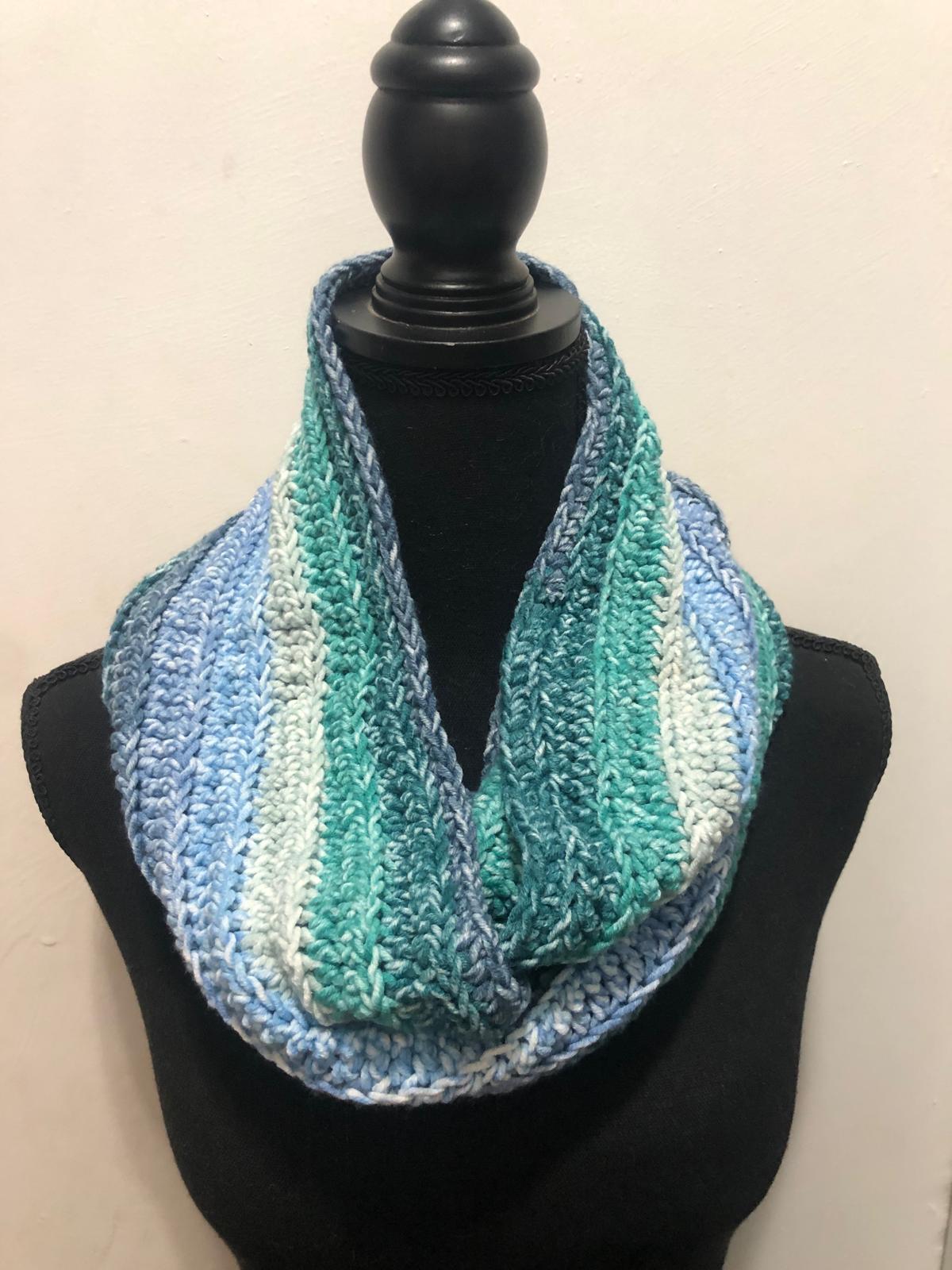Handmade Knitted Infinity Scarf