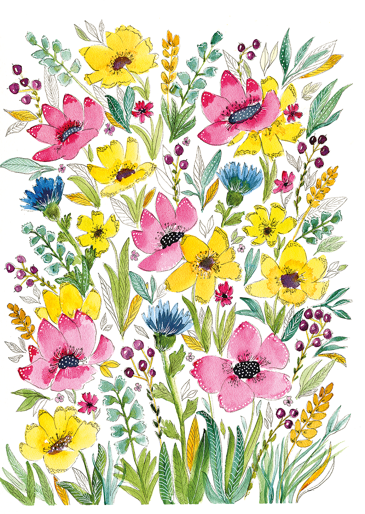 Champ de fleurs