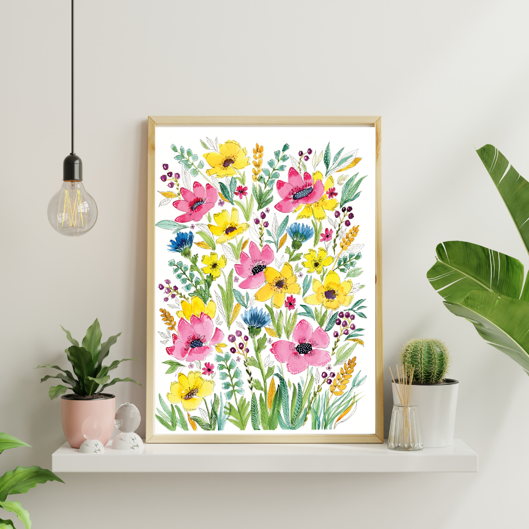 Champ de fleurs