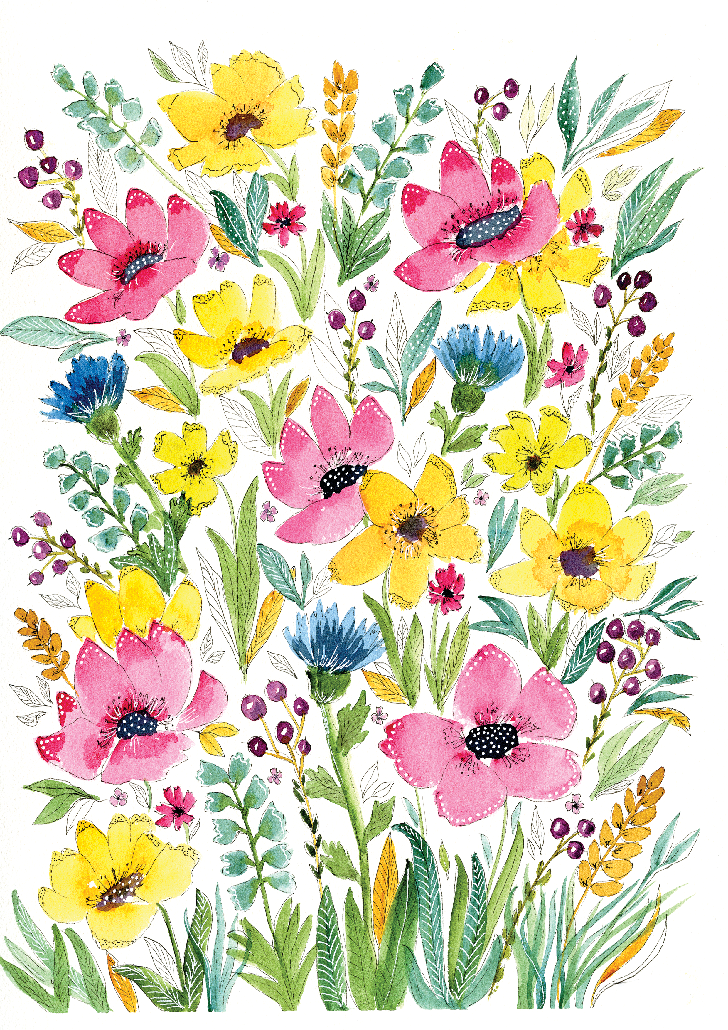 Champ de fleurs