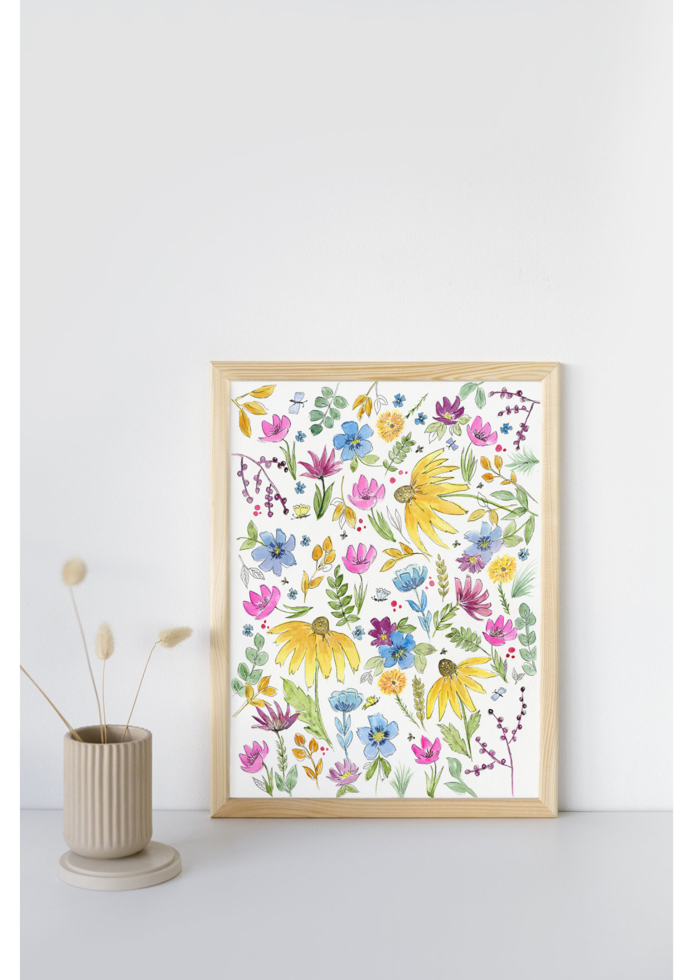 Fleurs et papillons