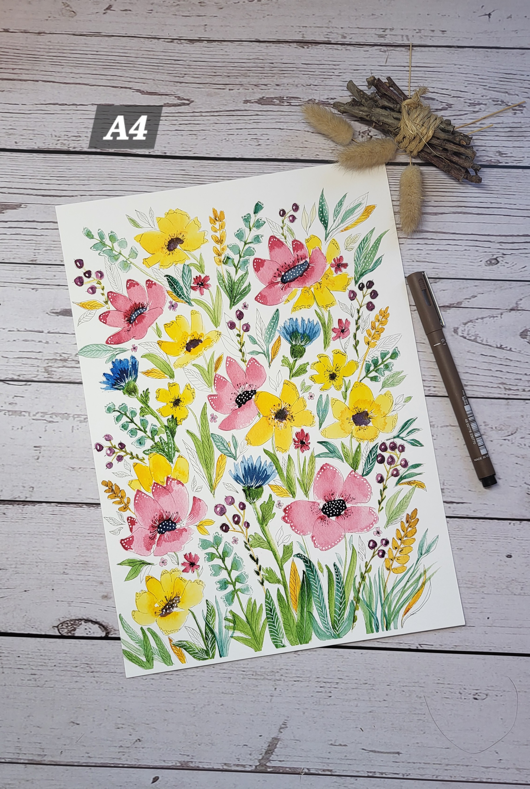 Champ de fleurs