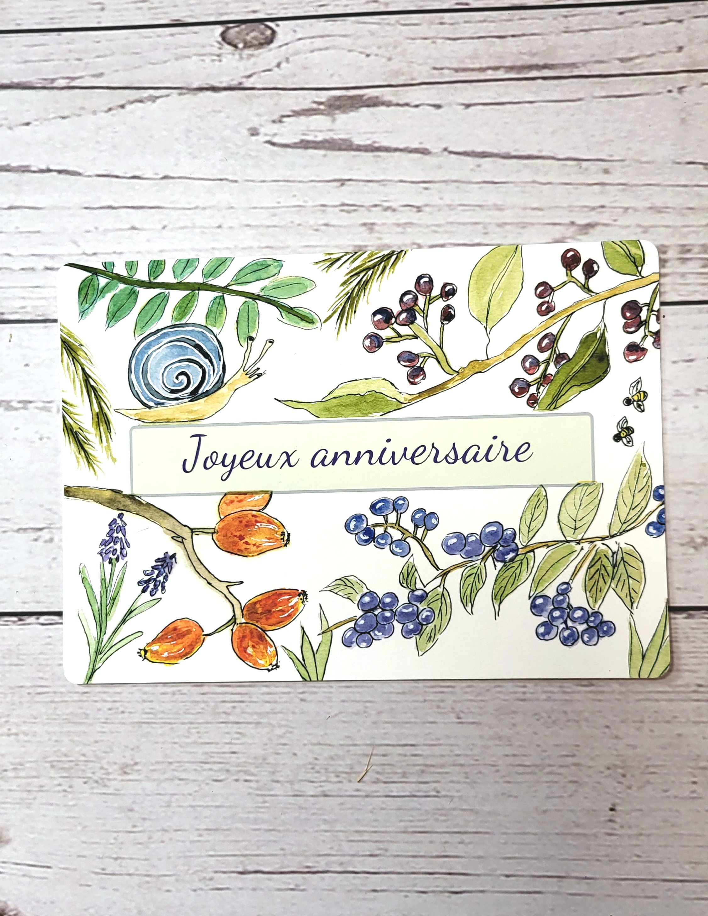 Carte de voeux personnalisable