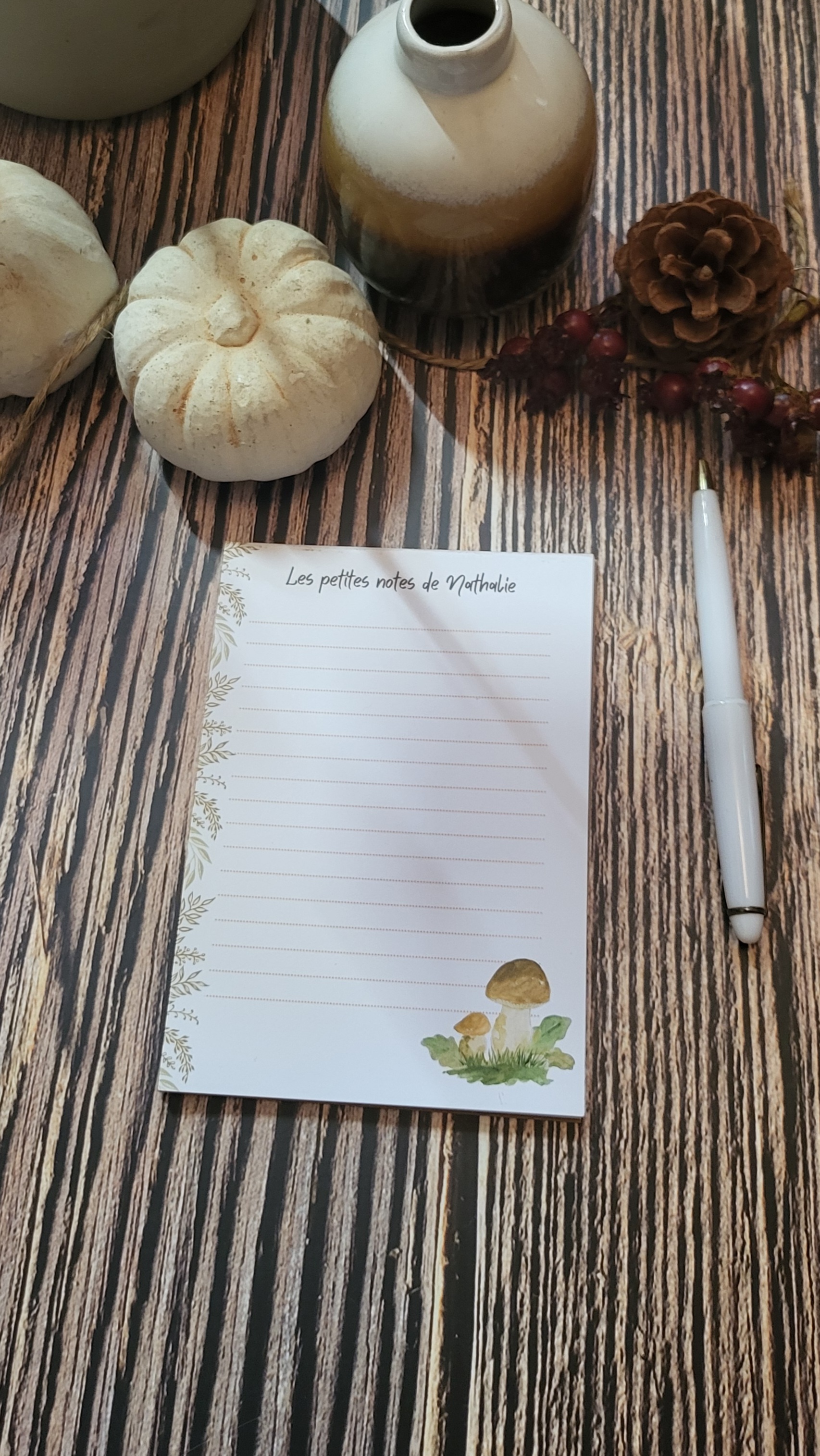 Bloc-notes les Cèpes