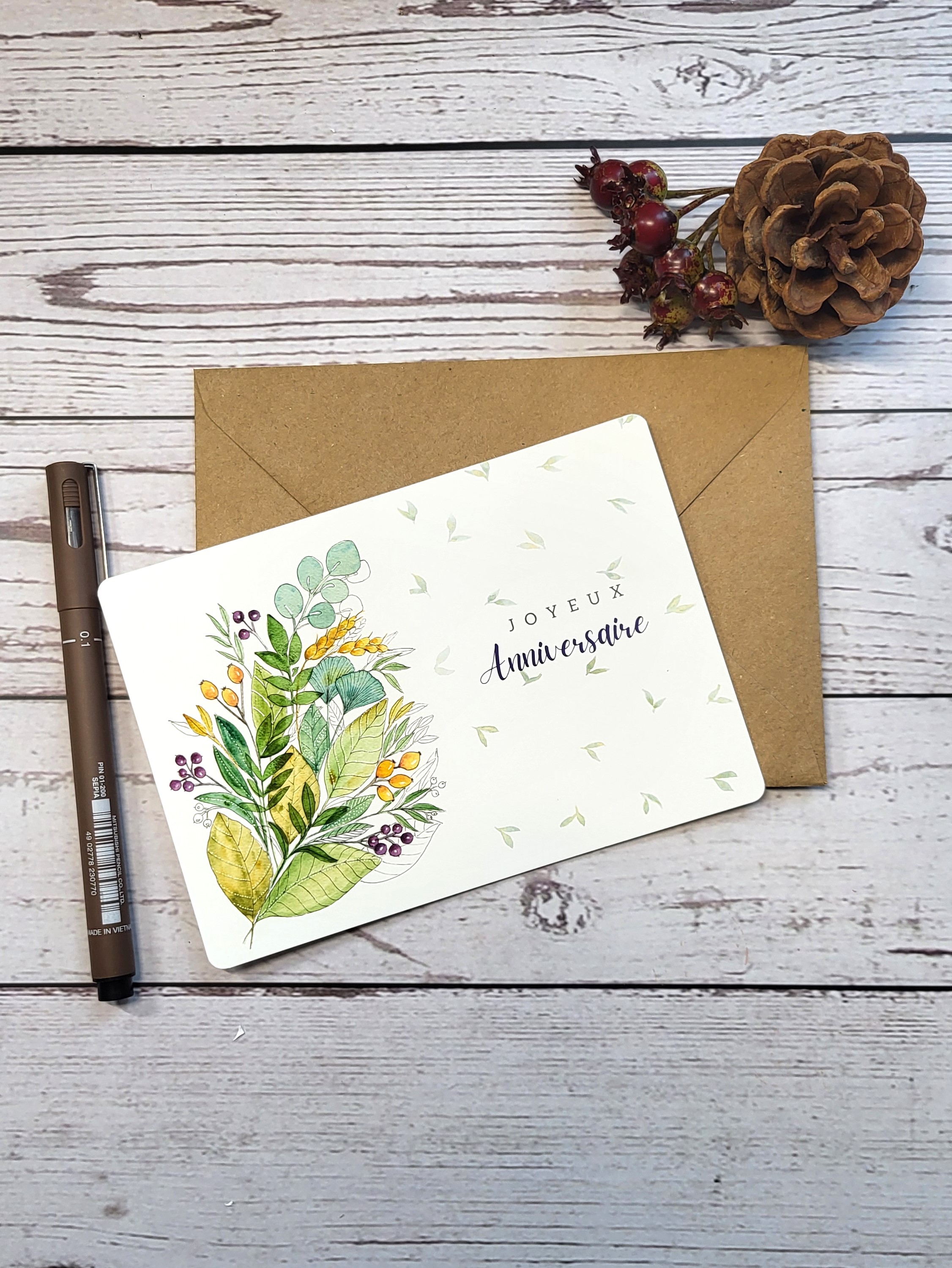 Carte  Joyeux anniversaire