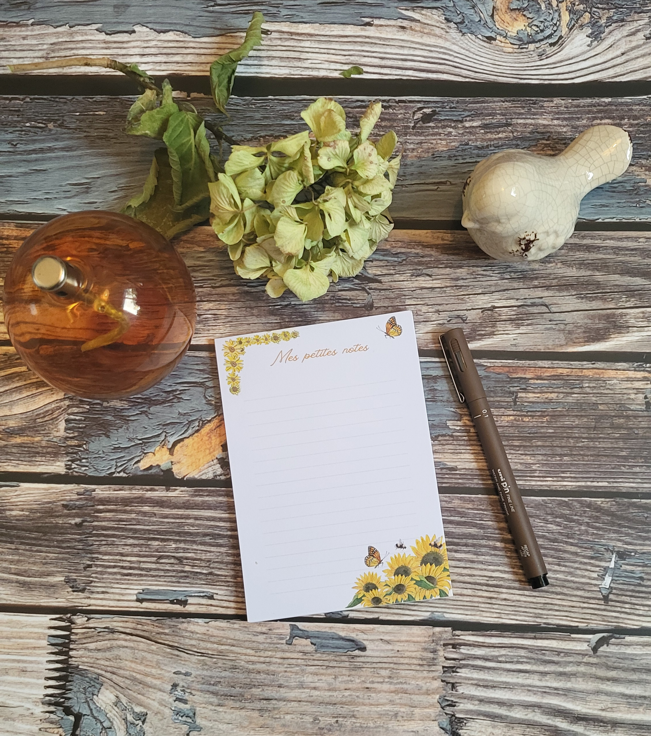Bloc-notes " Tournesols"