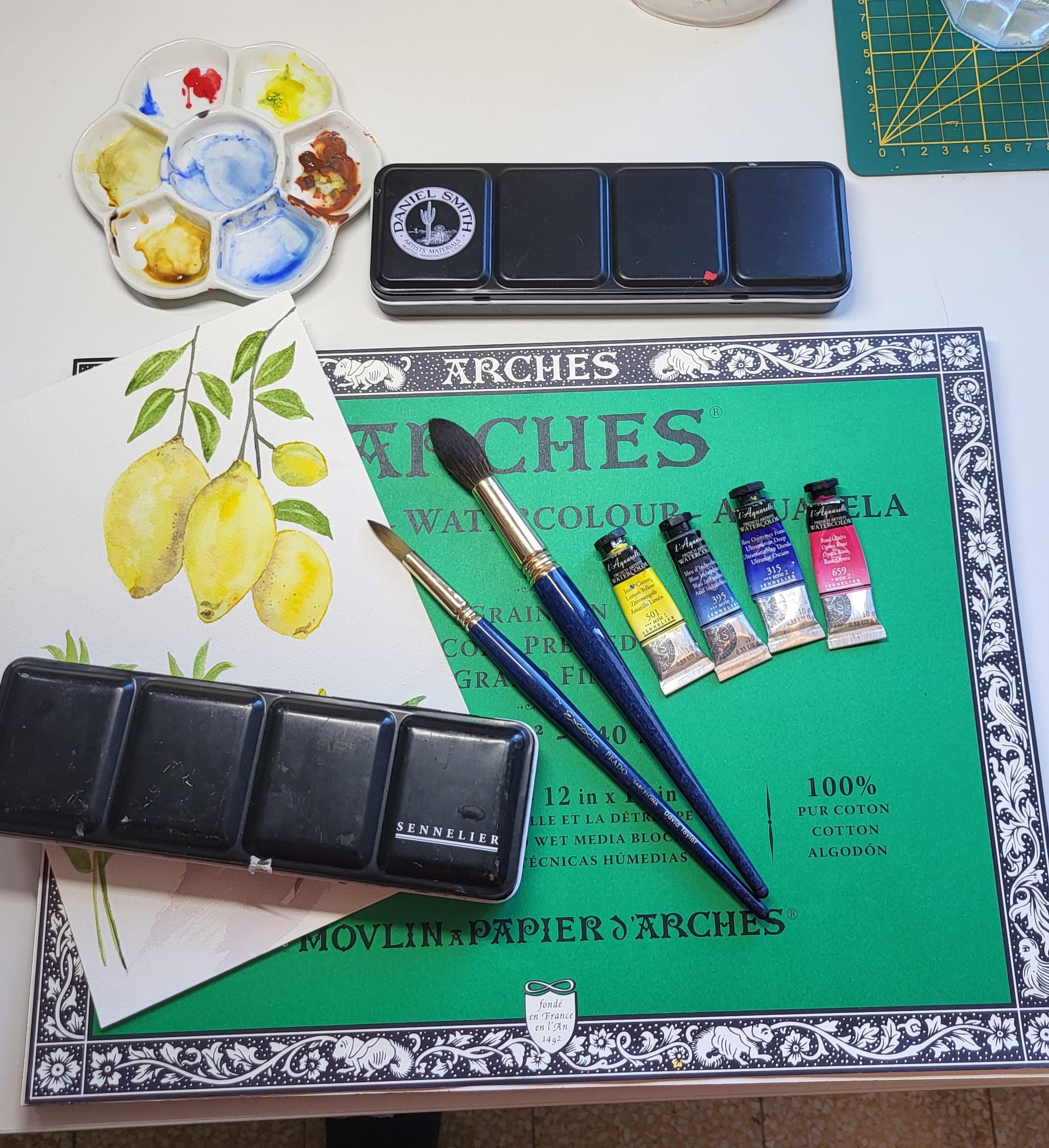 Bloc-notes citrons
