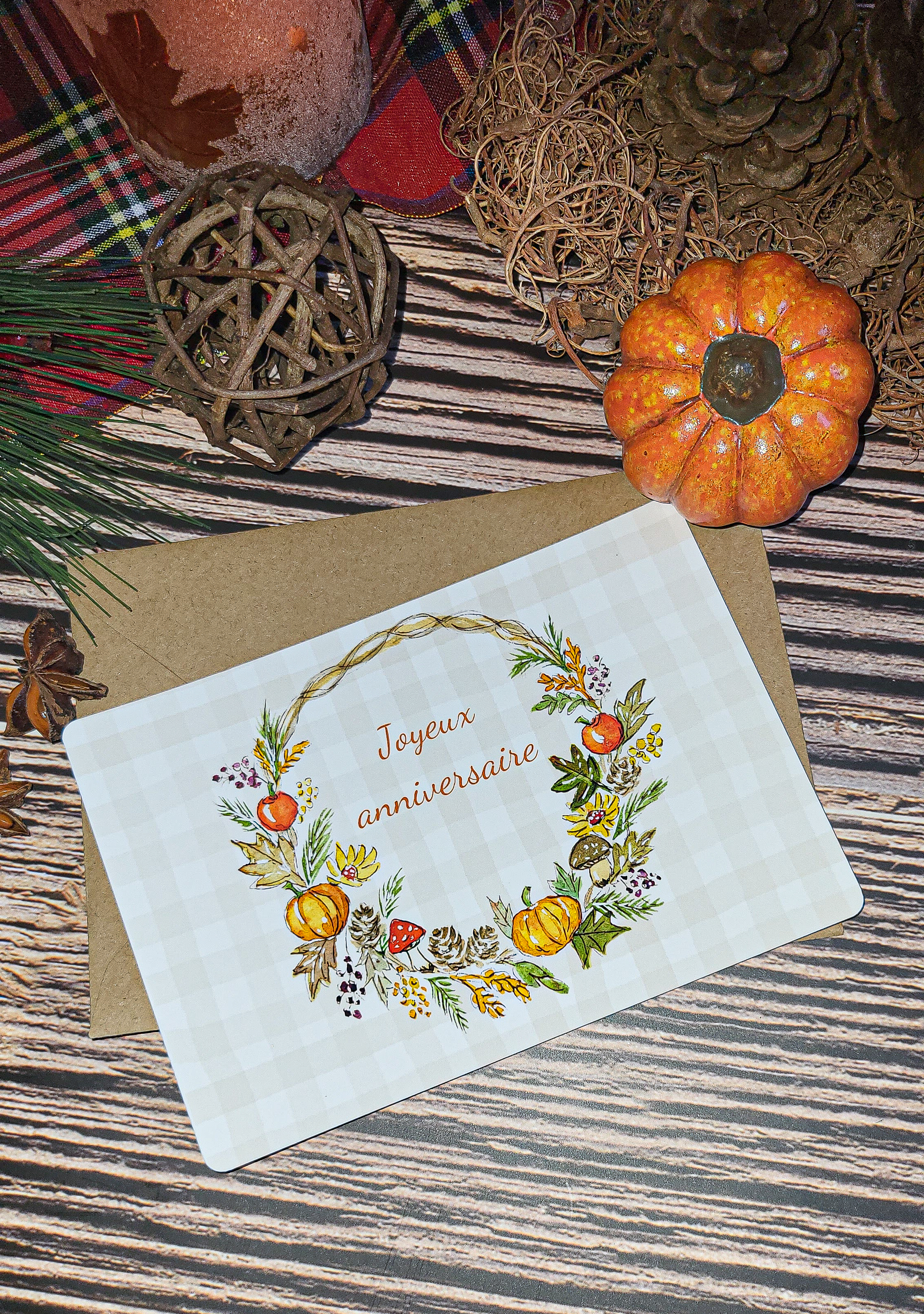 Carte de voeux d'anniversaire