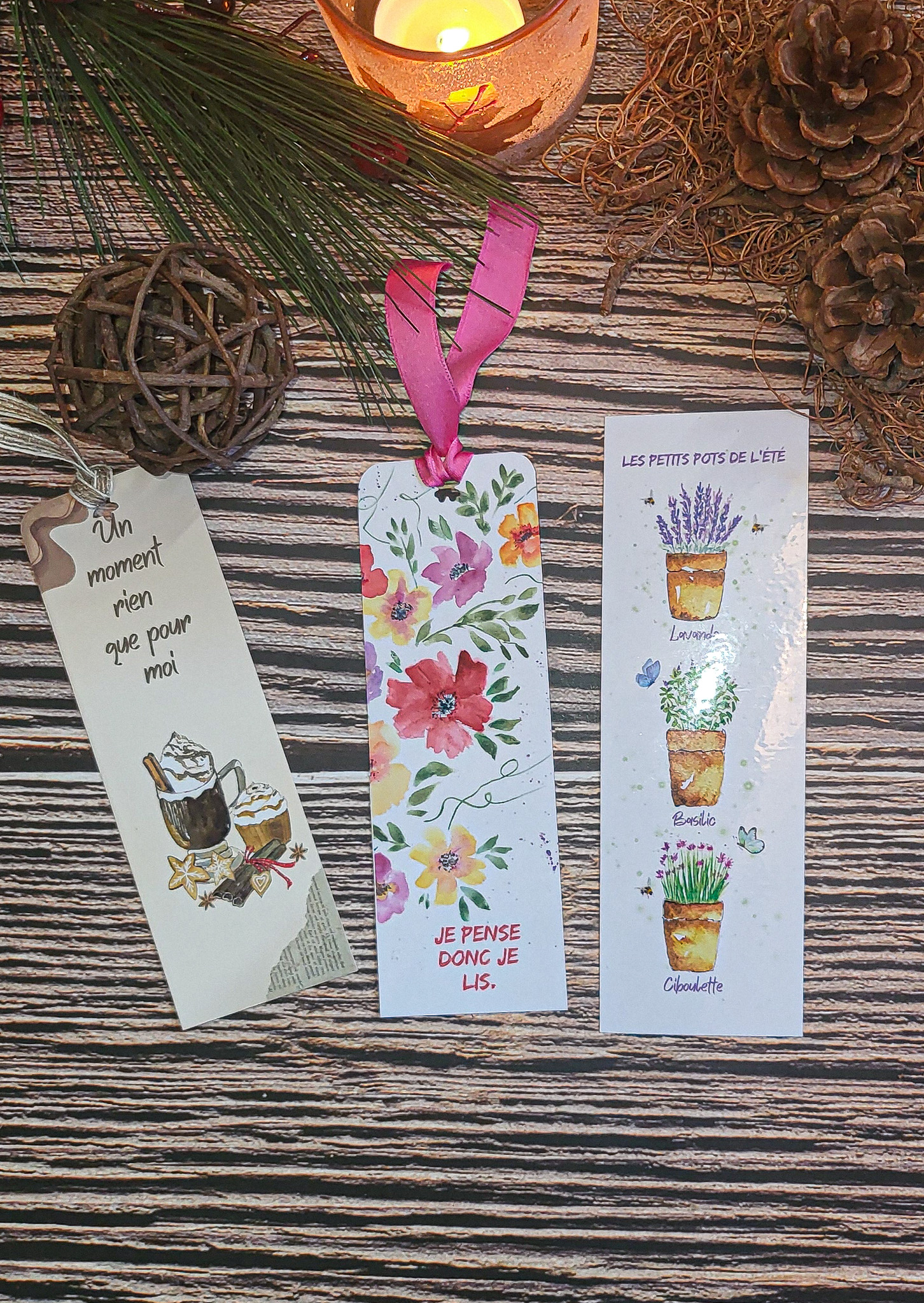Marque-pages décoratifs