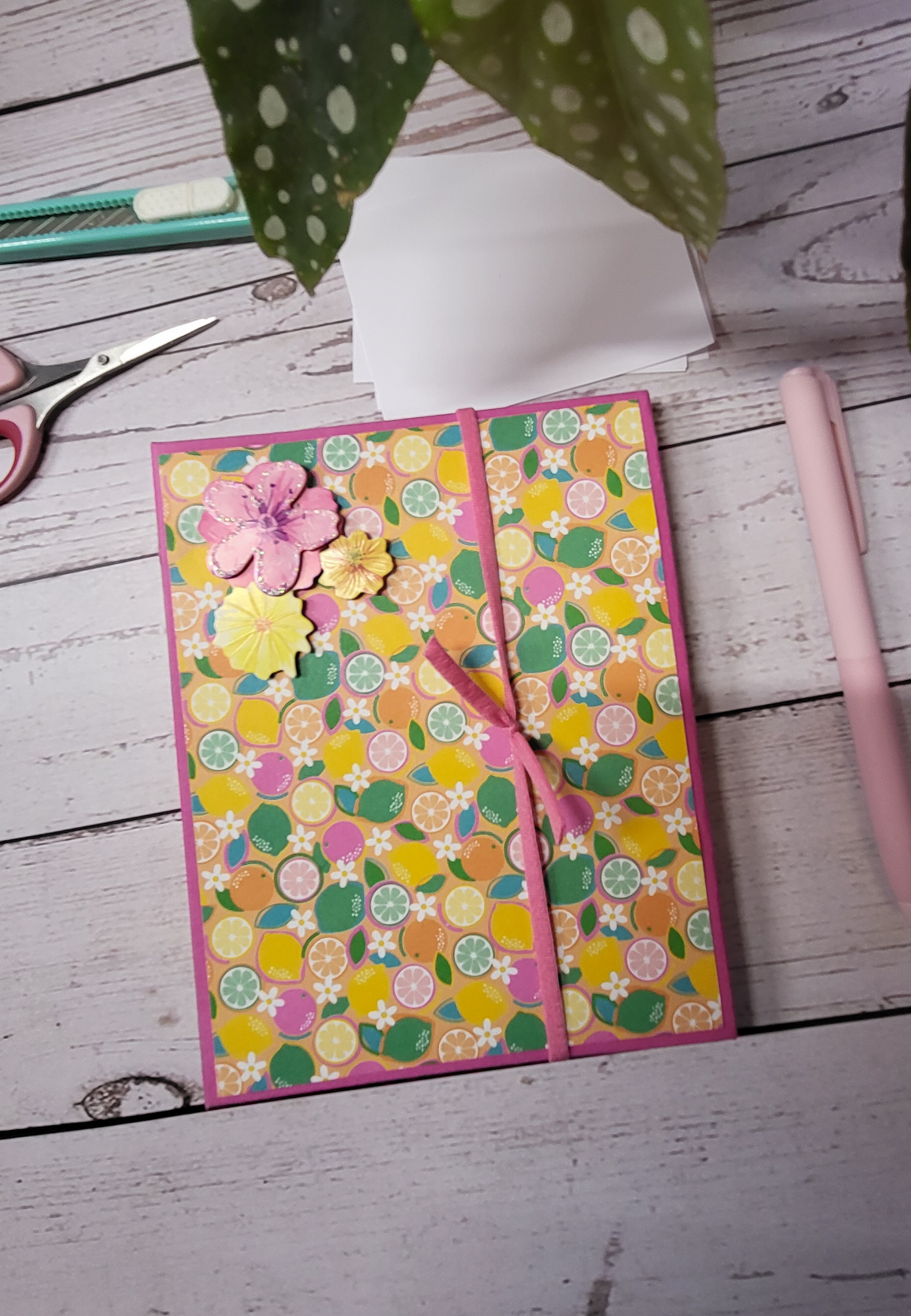 Carnet couleur vitamine