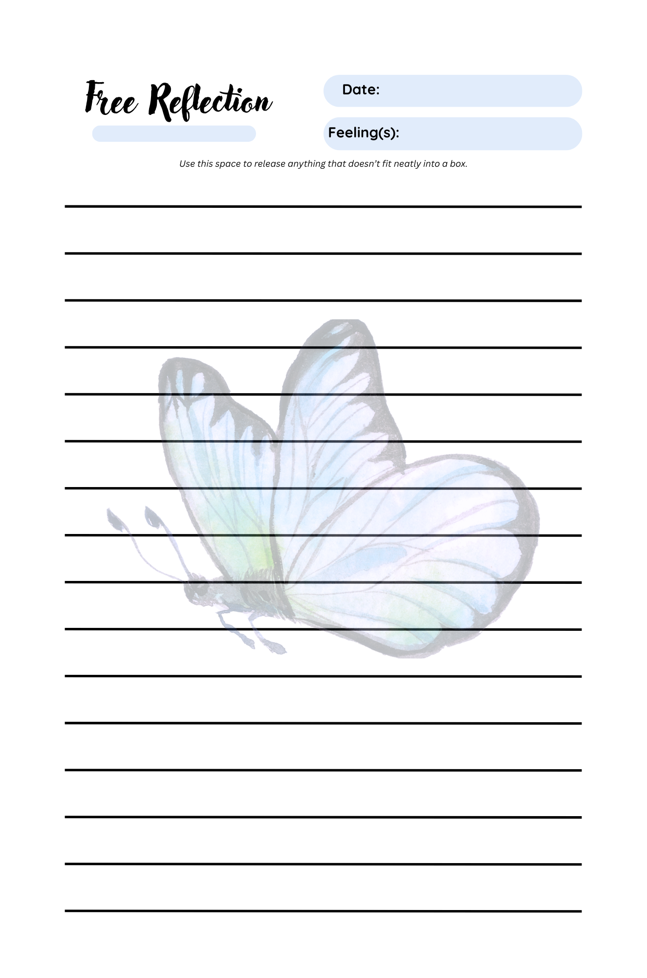 Serenity Pages- The Daily Journal